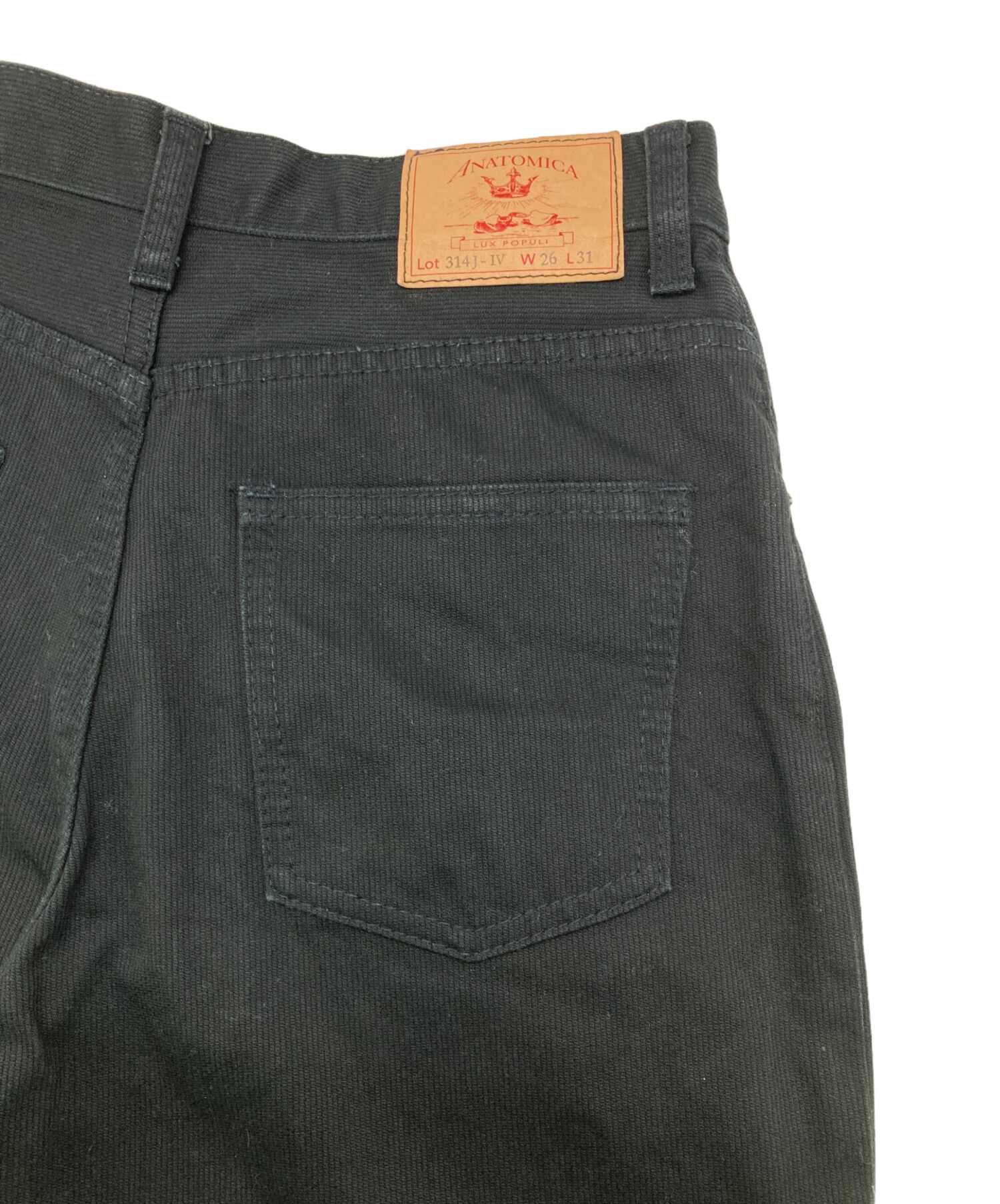 中古・古着通販】ANATOMICA (アナトミカ) デニムパンツ ブラック