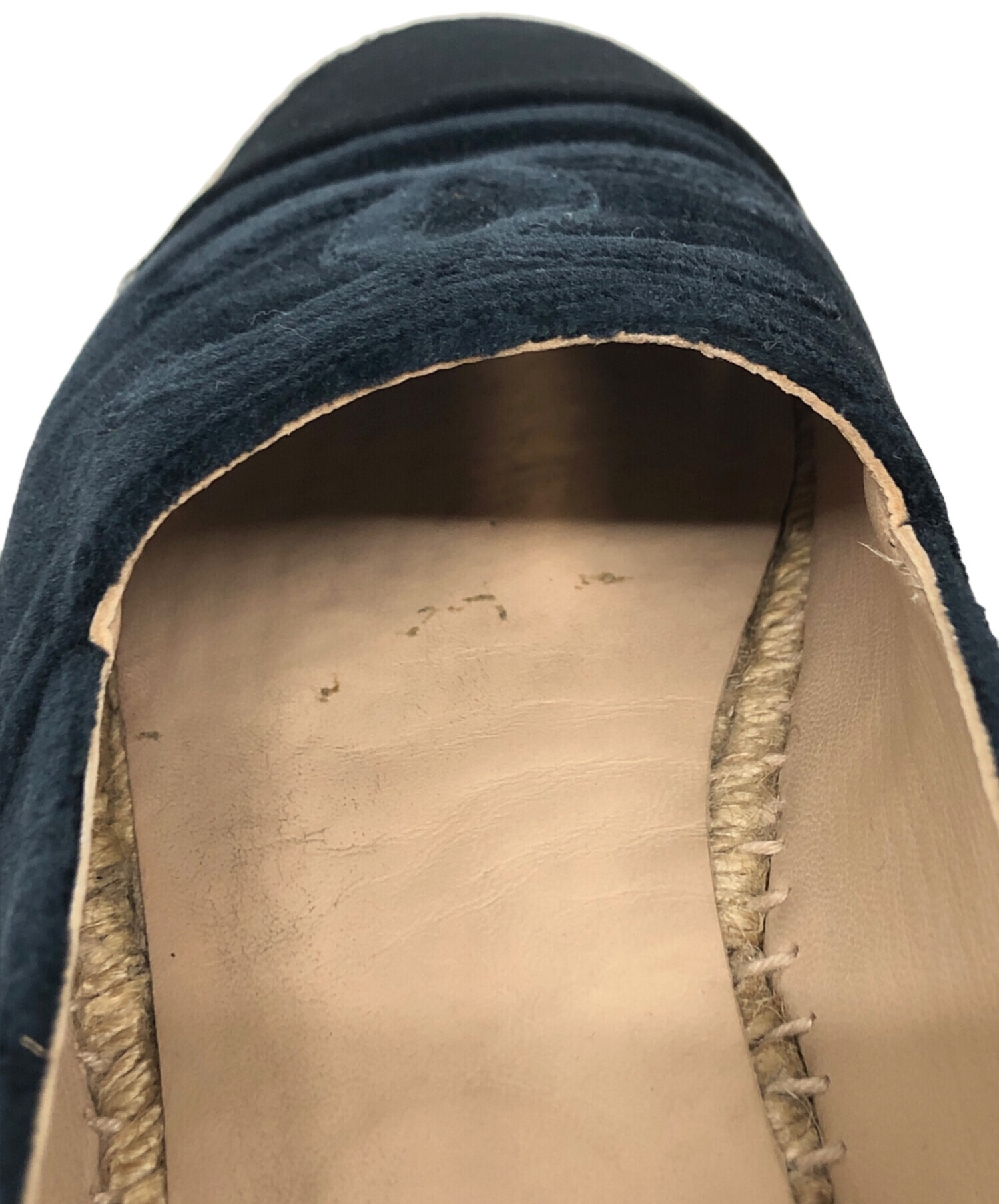 中古・古着通販】CHANEL (シャネル) エスパドリーユスリッポン