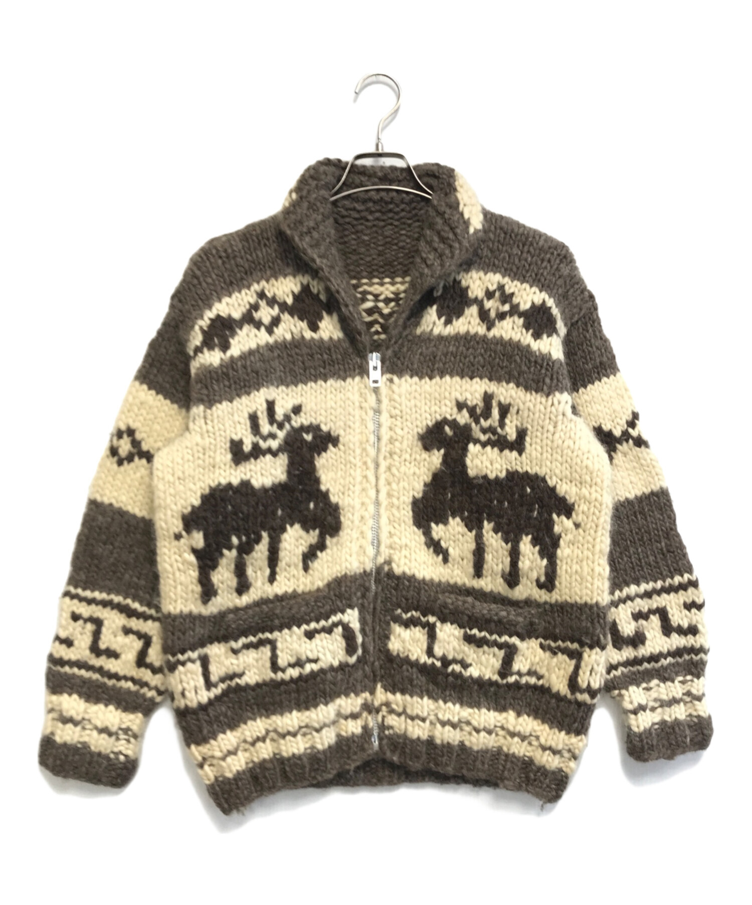 中古・古着通販】VINTAGE (ヴィンテージ) カウチンニットカーディガン