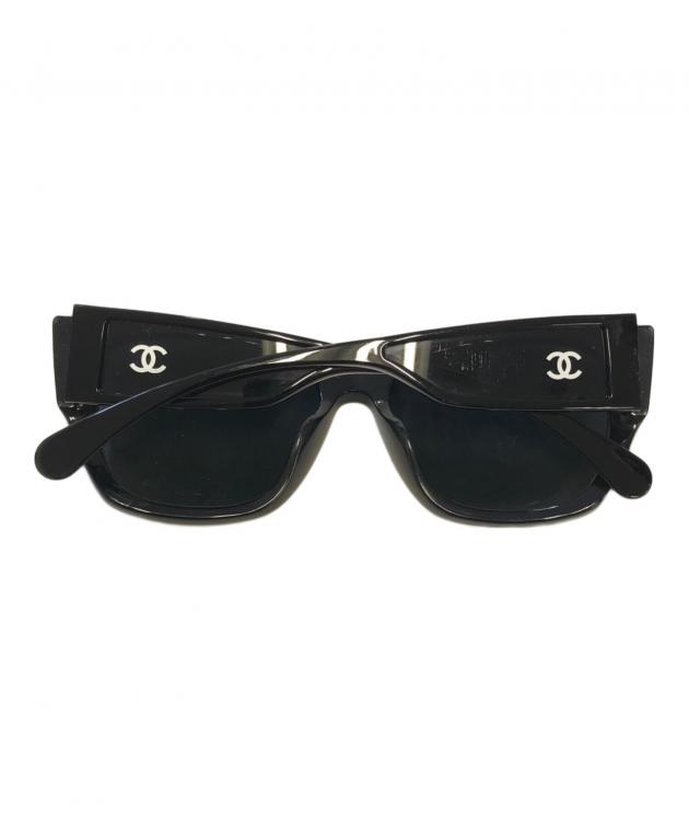 中古・古着通販】CHANEL (シャネル) サングラス ブラック サイズ:55