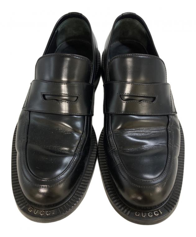 中古・古着通販】GUCCI (グッチ) Uチップコインローファー 794790