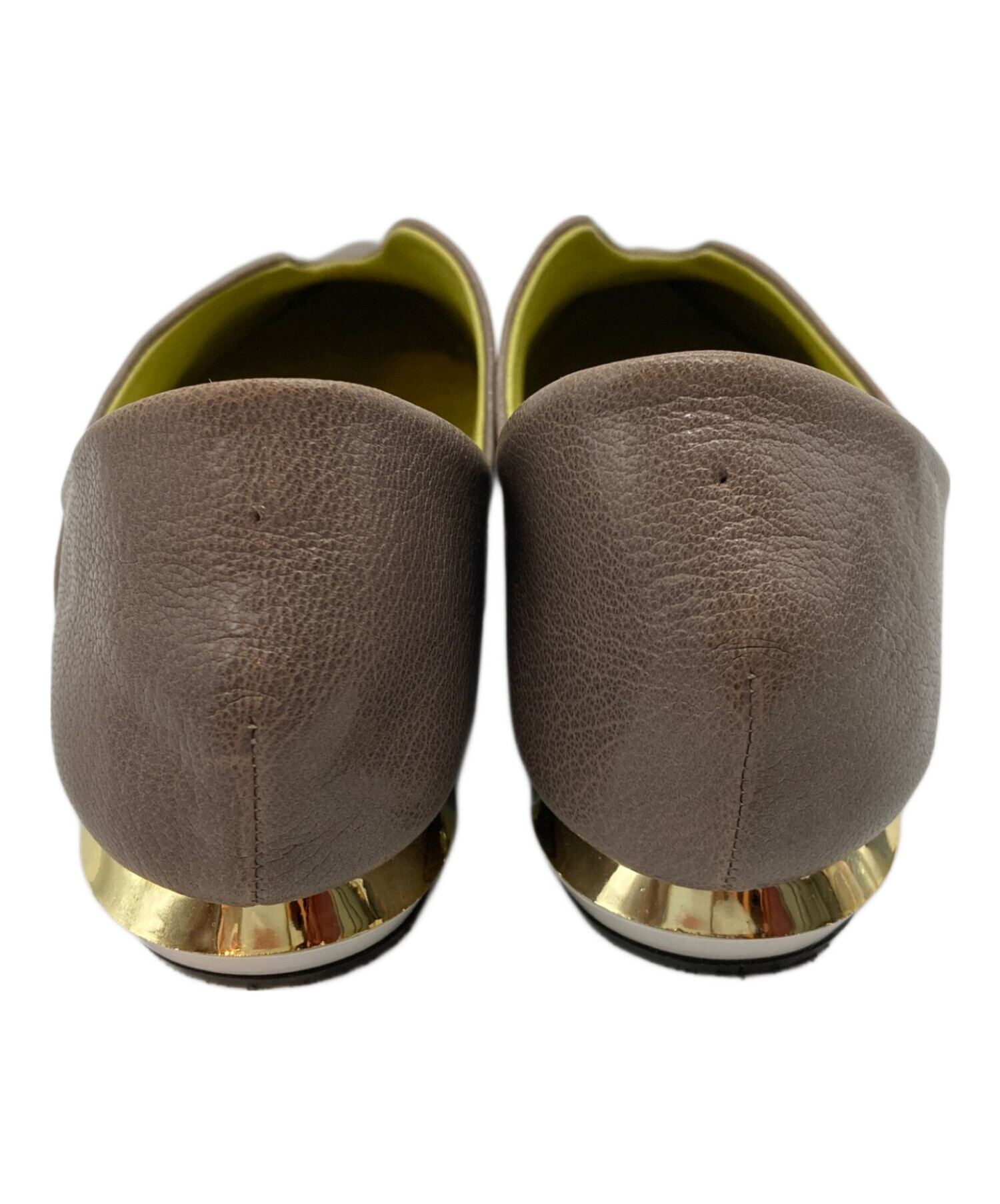 中古・古着通販】MANA (マナ) ふかふかバブーシュ ブラウン サイズ:35