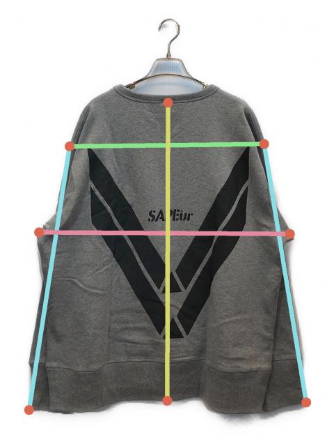 中古・古着通販】SAPEur (サプール) クルーネックスウェット グレー