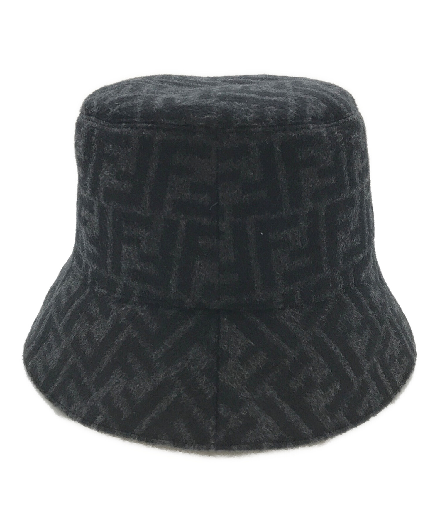 中古・古着通販】FENDI (フェンディ) ズッカバケットハット ブラック