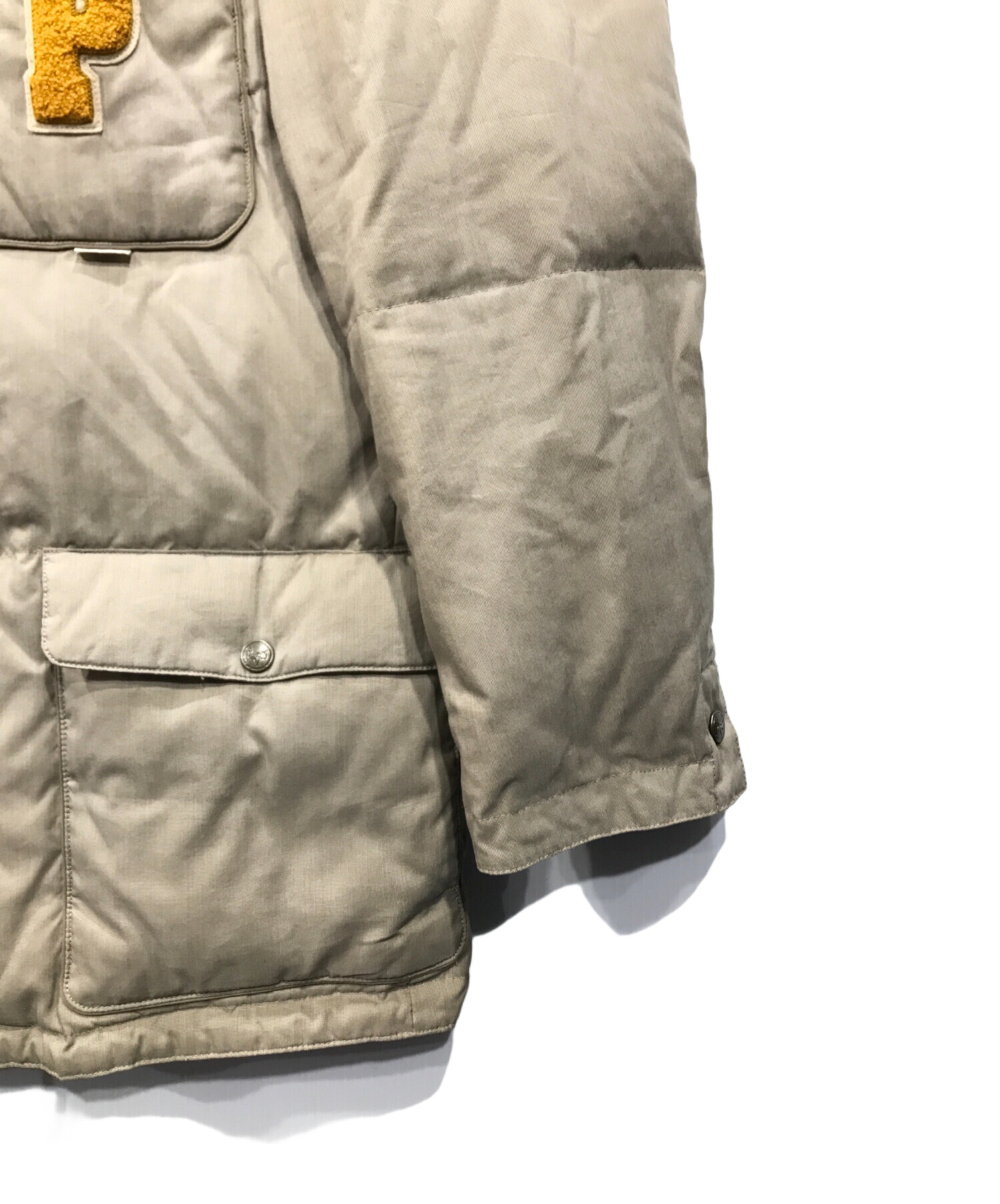 中古・古着通販】PAPAS (パパス) ダウンジャケット ベージュ サイズ:52