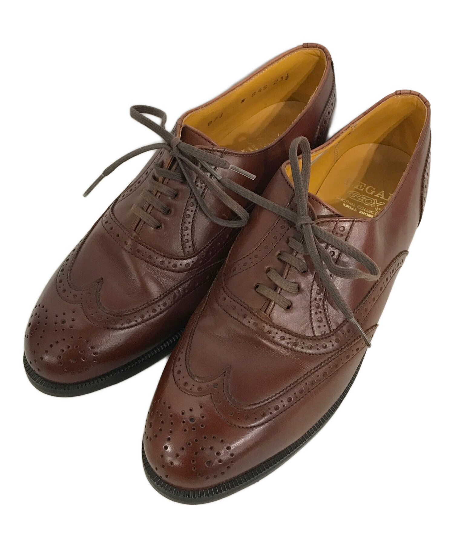 中古・古着通販】REGAL (リーガル) ウィングチップシューズ ブラウン