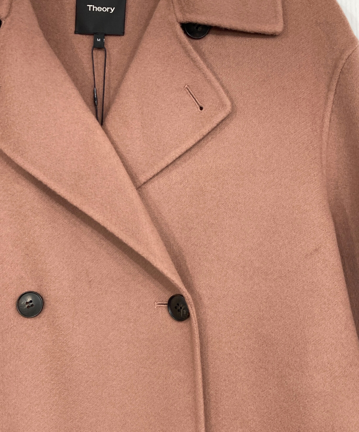 中古・古着通販】theory (セオリー) Pコート ブラウン サイズ:M
