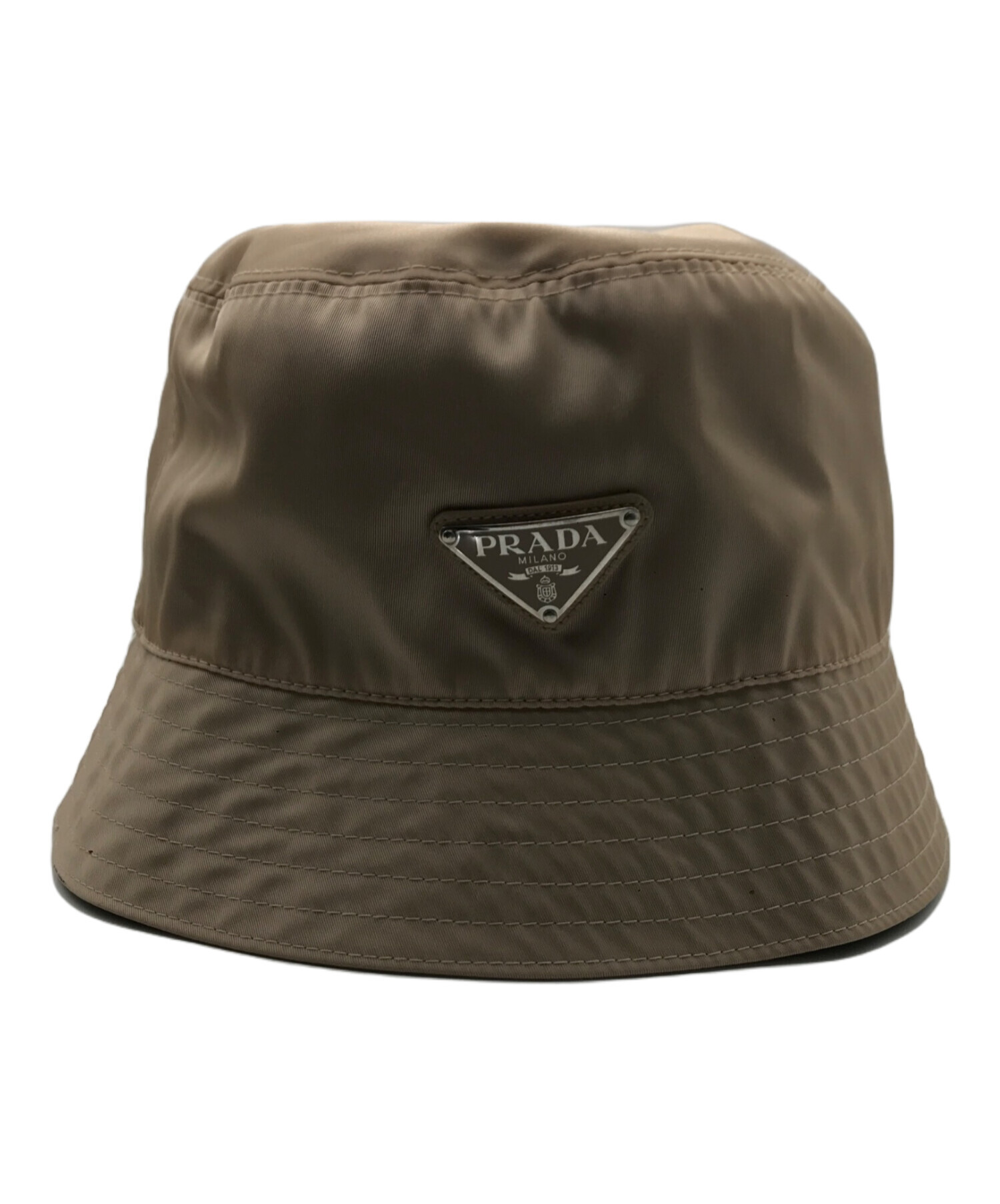 中古・古着通販】PRADA (プラダ) ナイロンバケットハット ピンク