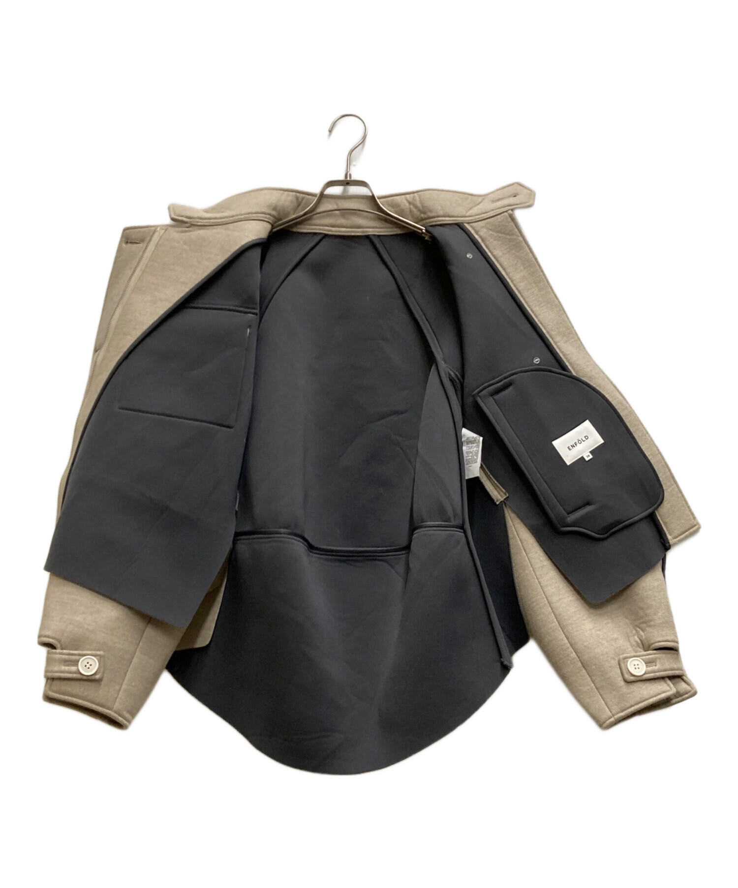 中古・古着通販】ENFOLD (エンフォルド) ウールボンディングショート