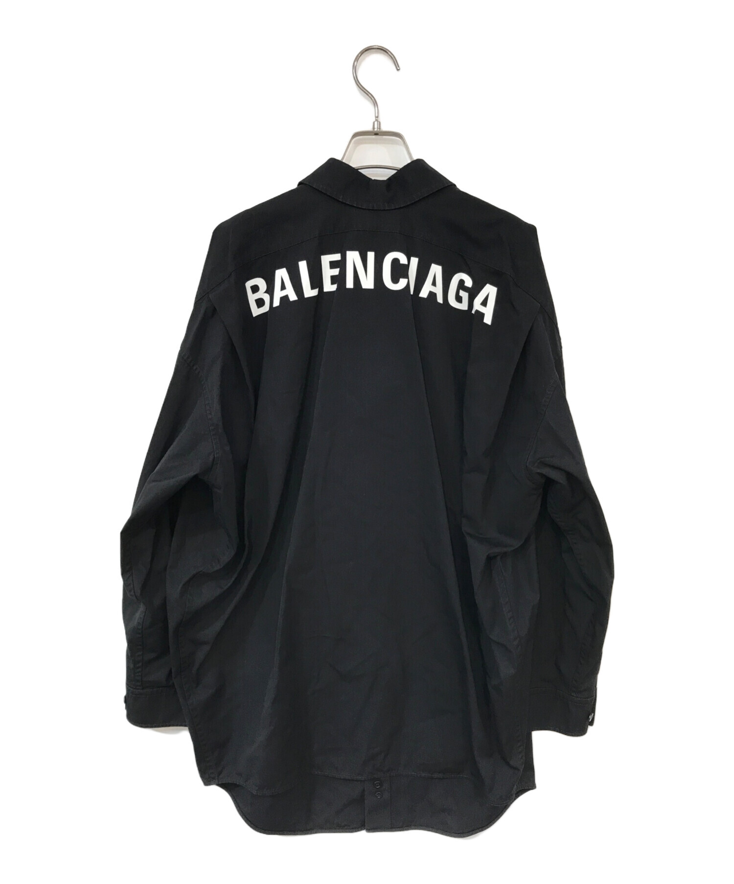 中古・古着通販】BALENCIAGA (バレンシアガ) バックロゴ ボタンダウン