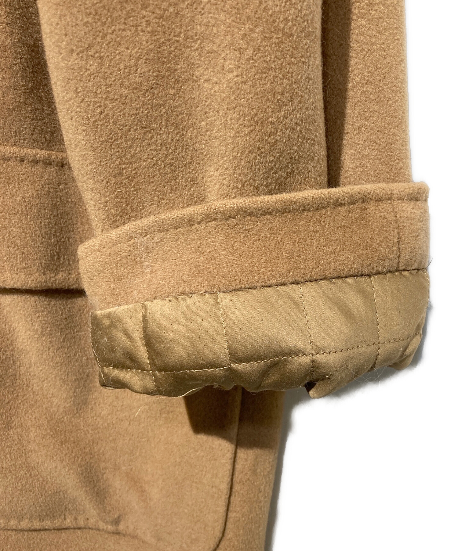 中古・古着通販】MaxMara (マックスマーラ) キャメルファーコート