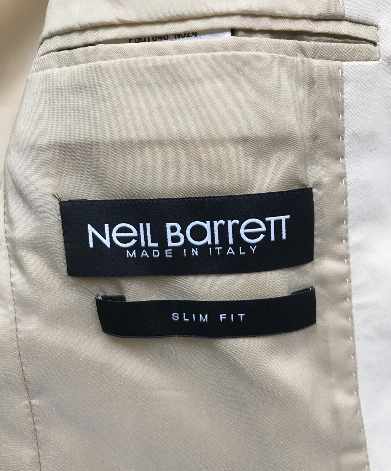 中古・古着通販】NEIL BARRETT (ニールバレット) テーラードジャケット