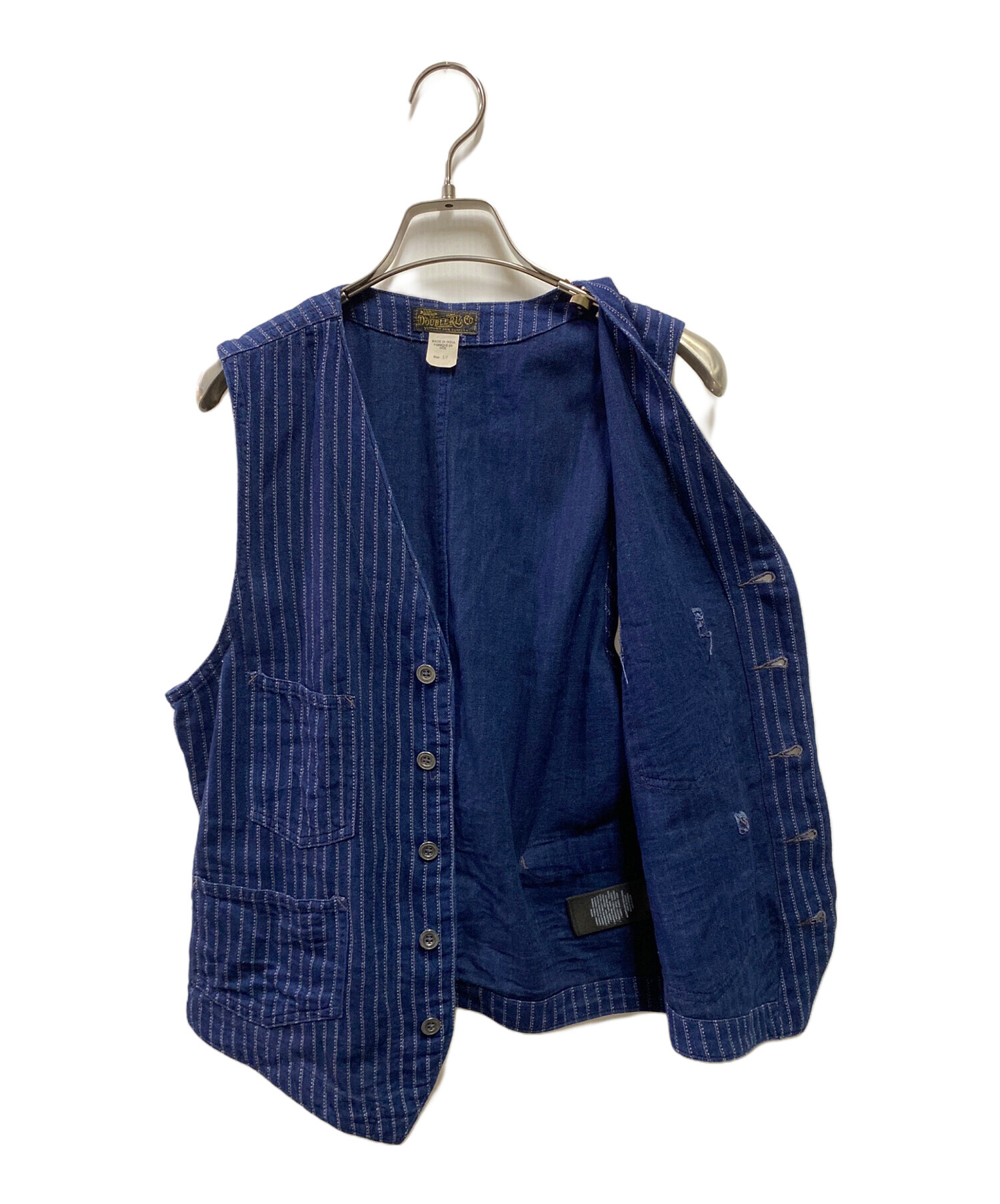 中古・古着通販】RRL (ダブルアールエル) ベスト インディゴ サイズ:S