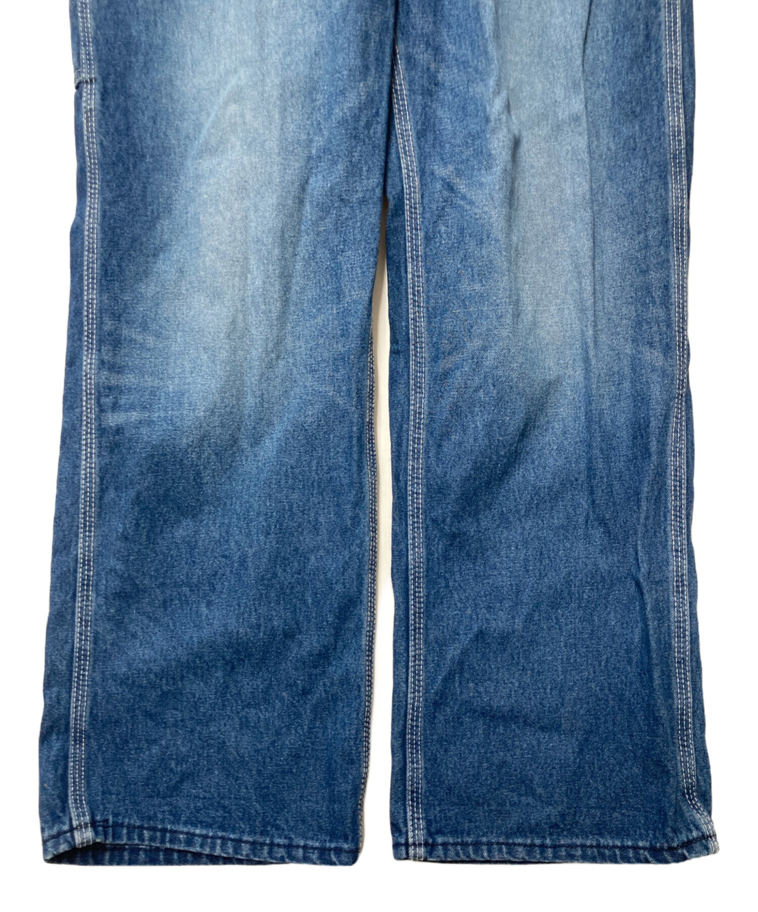 中古・古着通販】round house (ラウンドハウス) デニムオーバーオール