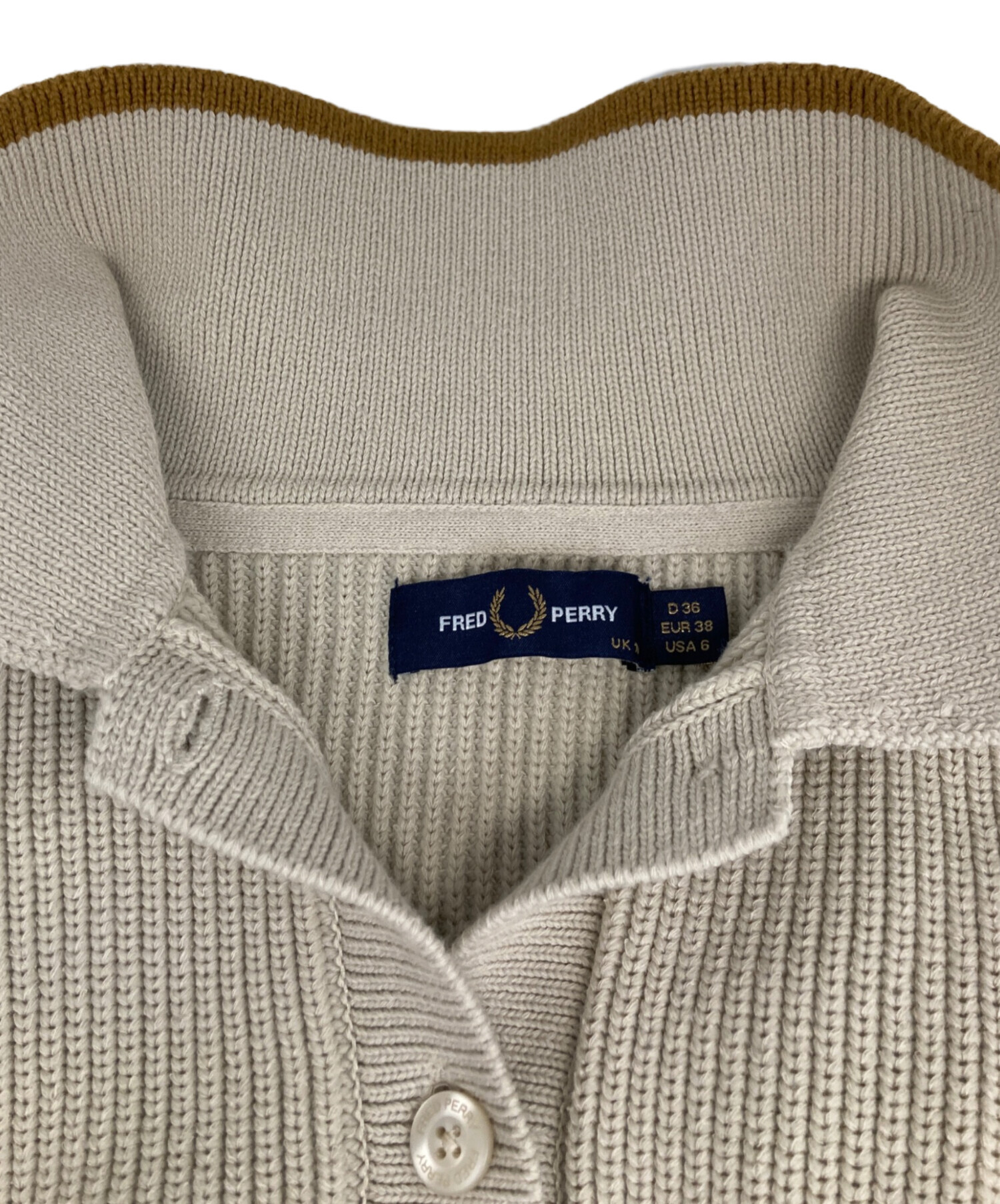 中古・古着通販】FRED PERRY (フレッドペリー) ニットカーディガン