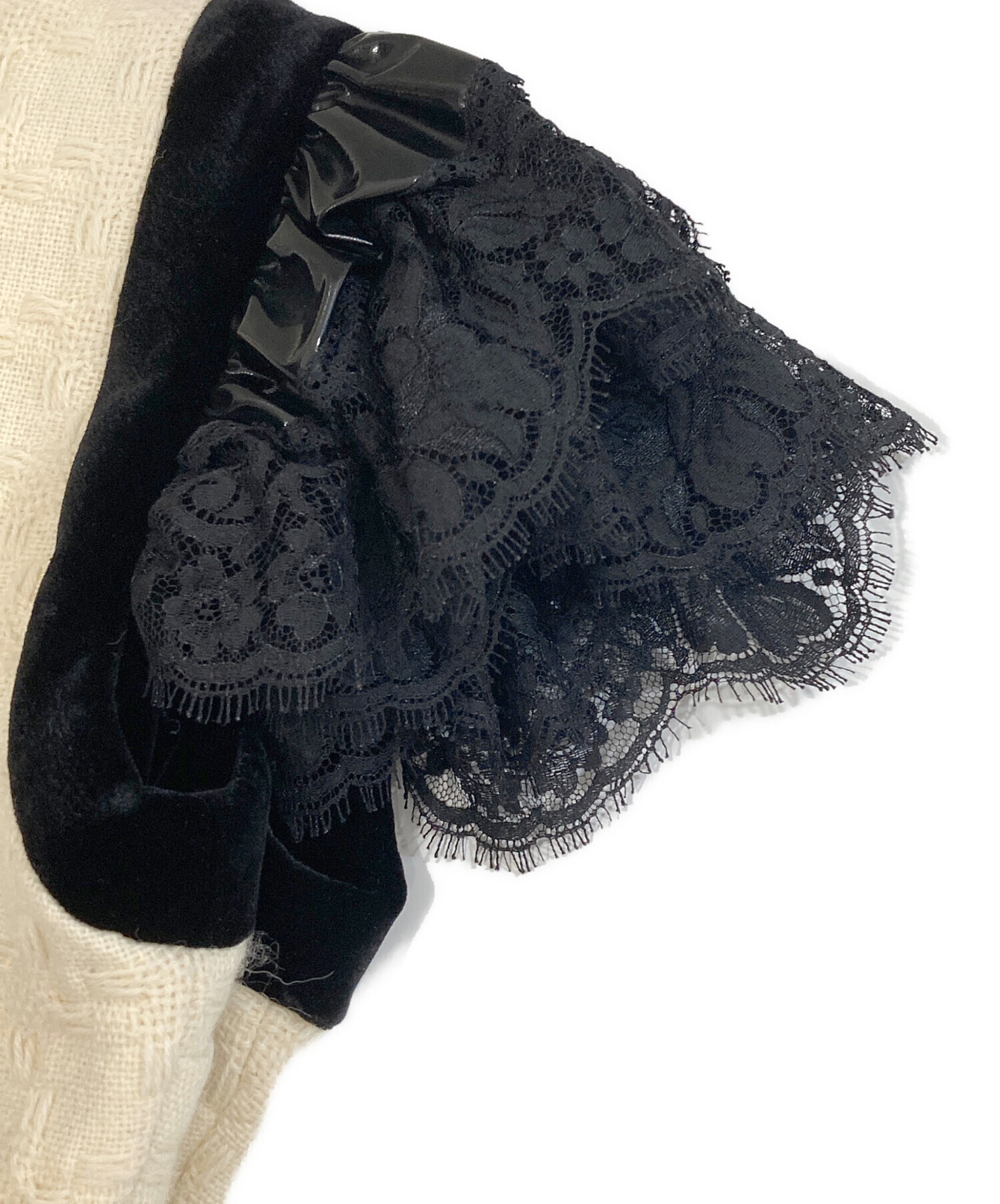 中古・古着通販】GUCCI (グッチ) ZACKV袖フリルツイードワンピース