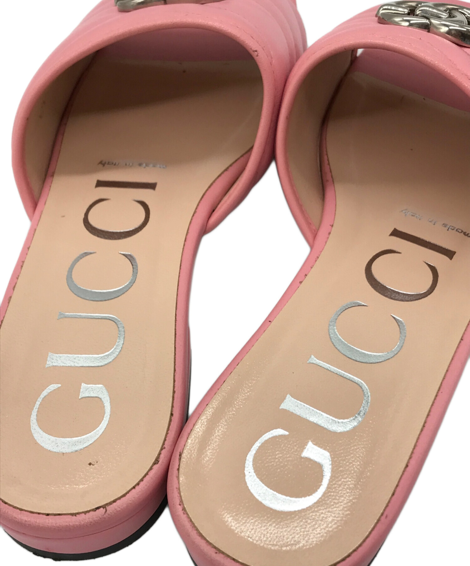 中古・古着通販】GUCCI (グッチ) GGマーモント ミュールサンダル