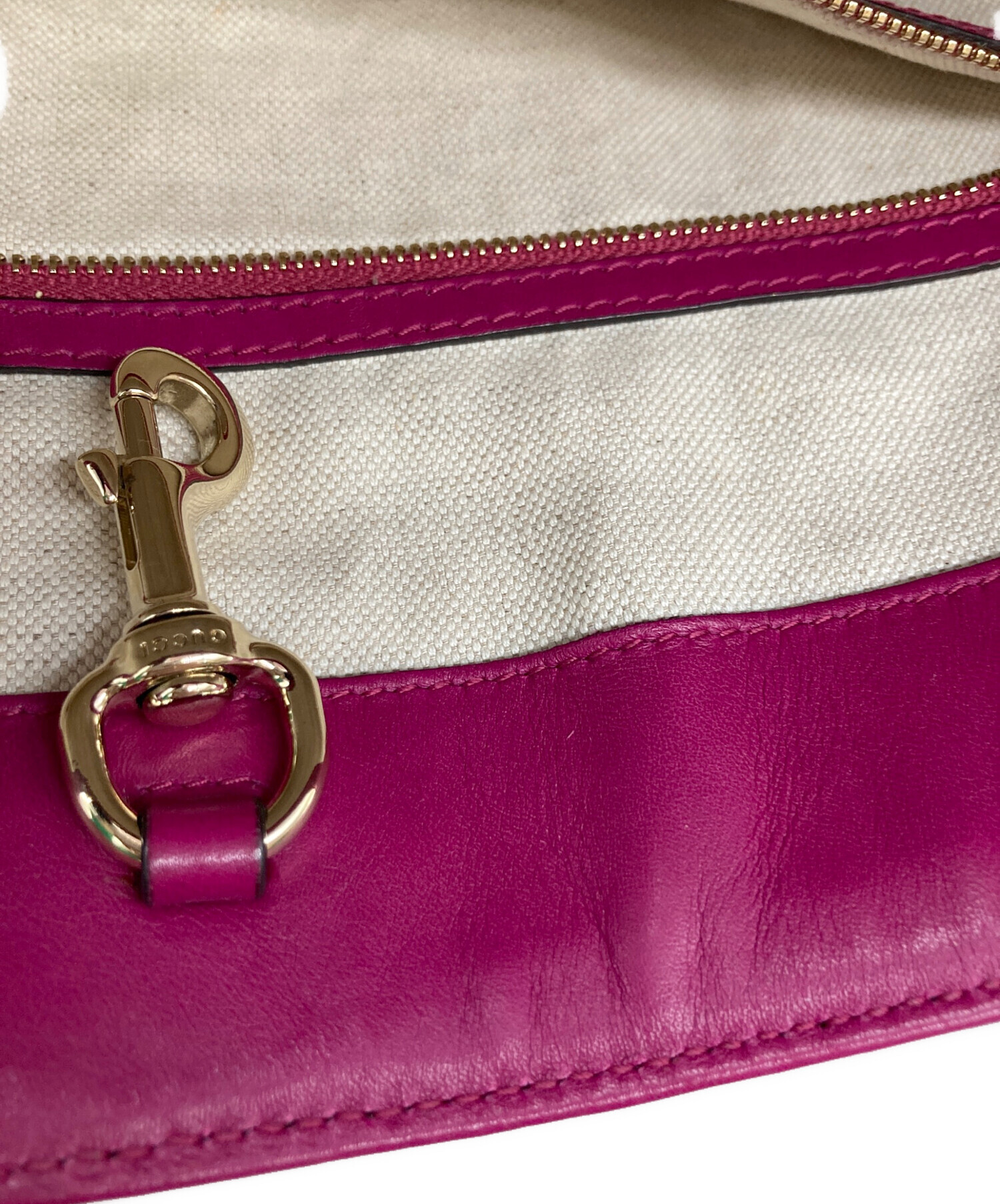 中古・古着通販】GUCCI (グッチ) マイクログッチシマ パテントレザー