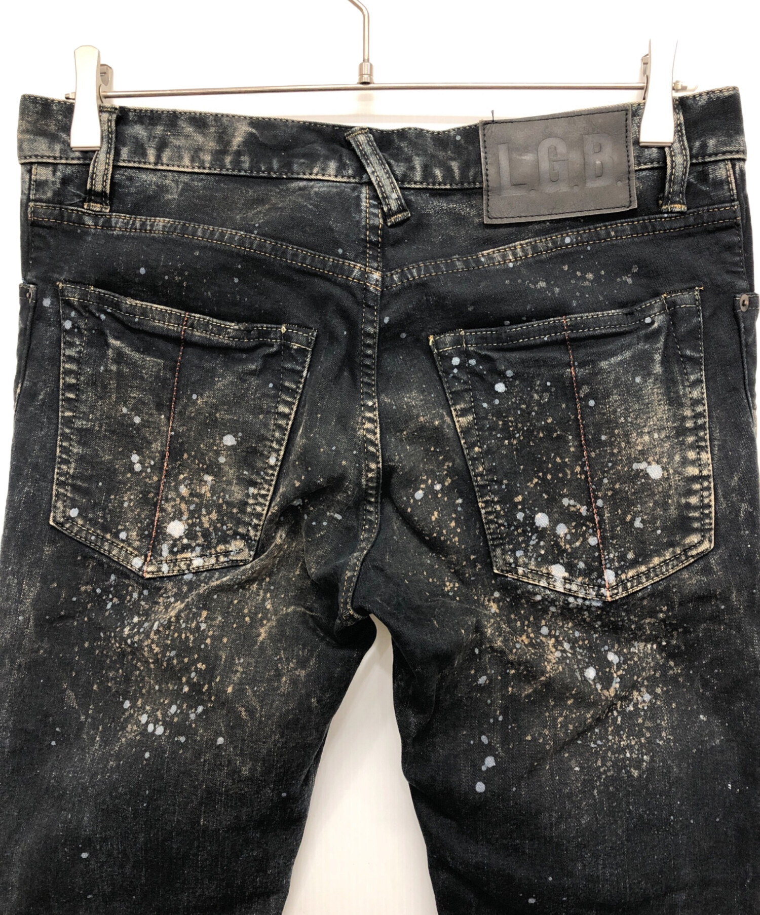 中古・古着通販】L.G.B (ルグランブルー) ペイント加工デニムパンツ