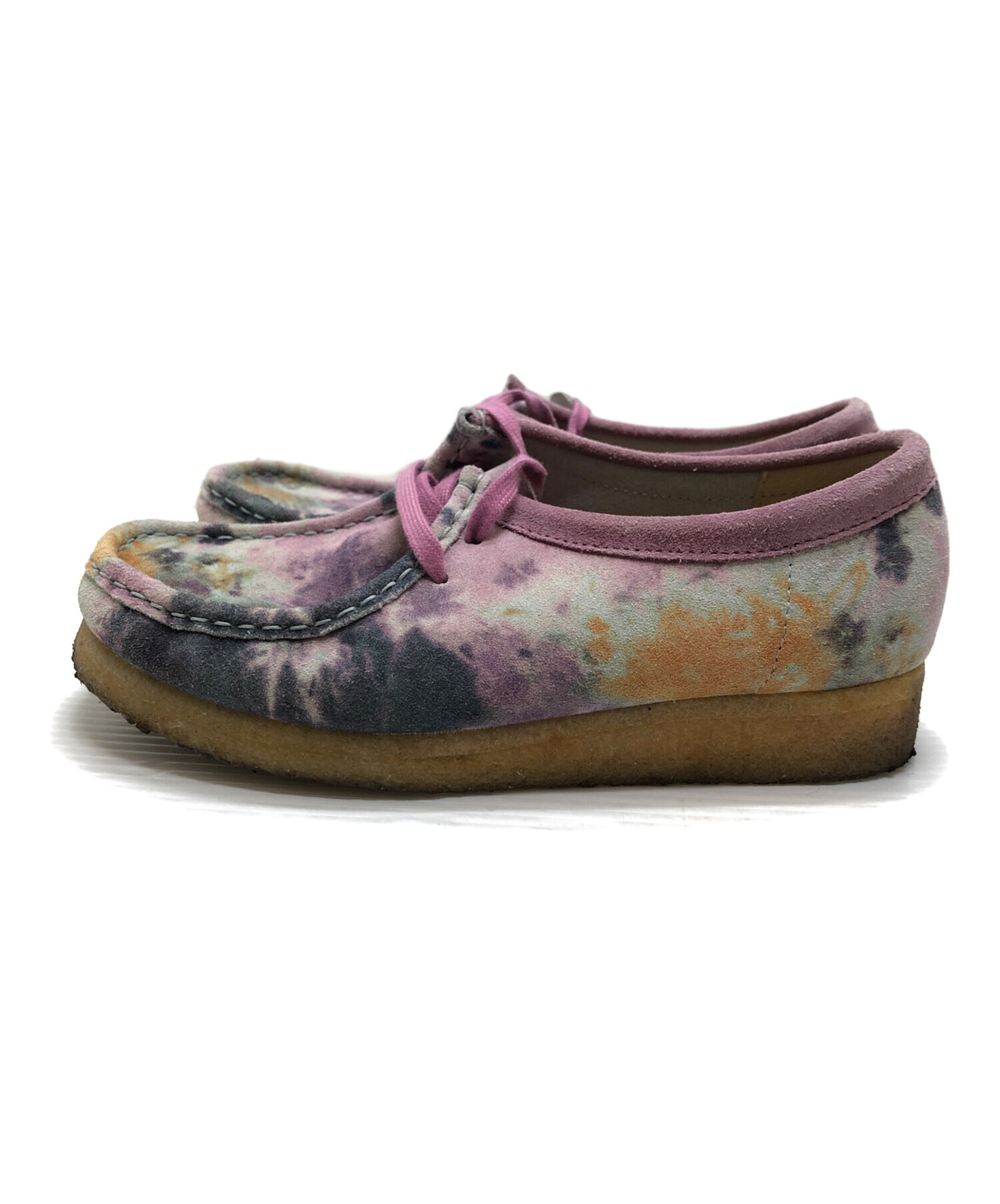 中古・古着通販】CLARKS (クラークス) ワラビー ピンク サイズ:US7 1/2