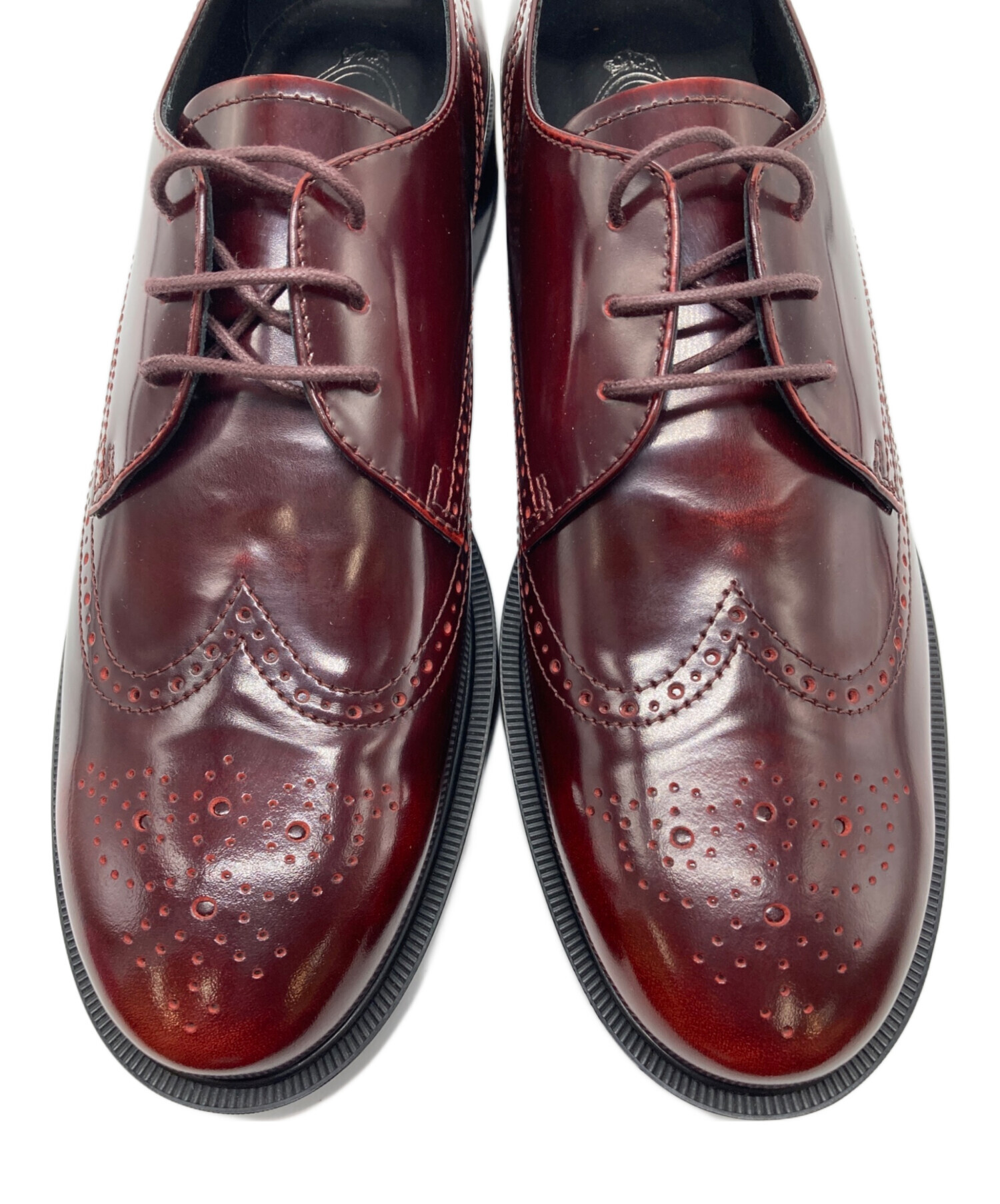 中古・古着通販】TOD'S (トッズ) ウィングチップシューズ ボルドー