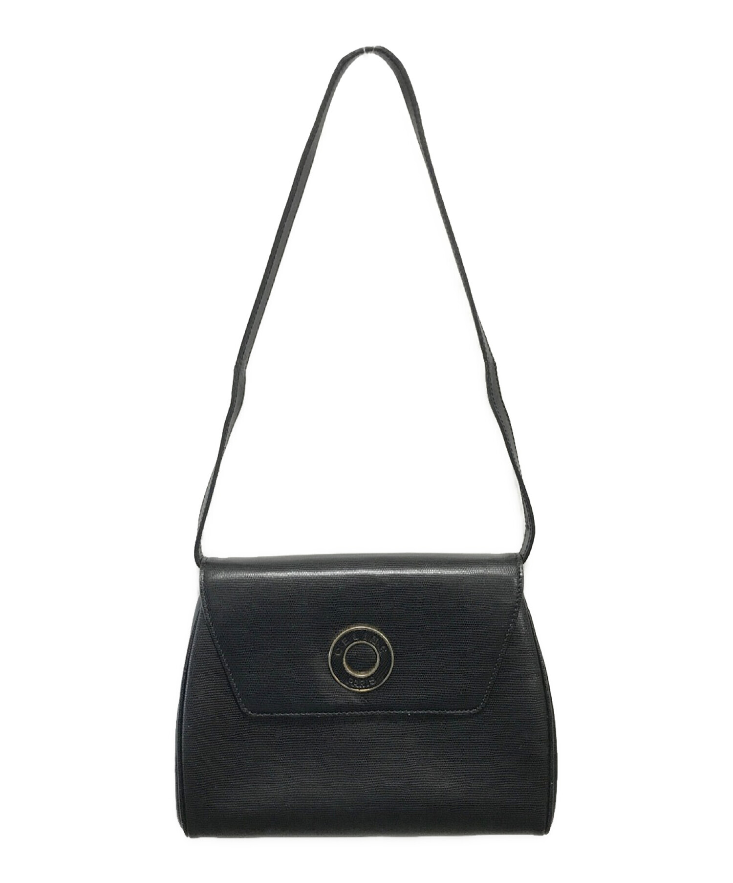 中古・古着通販】CELINE (セリーヌ) サークルロゴ金具ショルダーバッグ