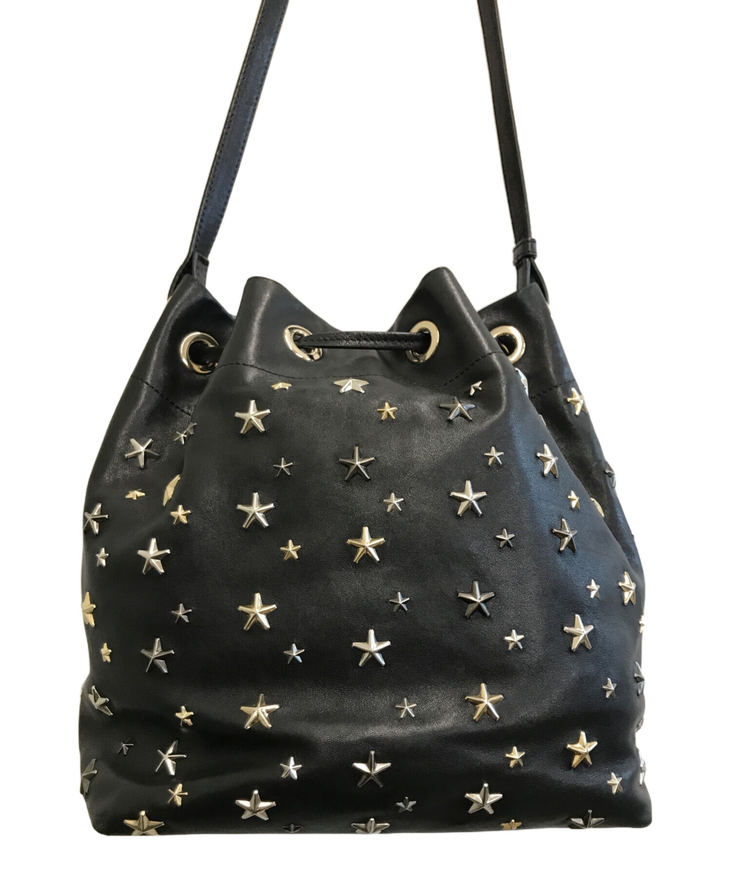 中古・古着通販】JIMMY CHOO (ジミーチュウ) スタースタッズバッグ