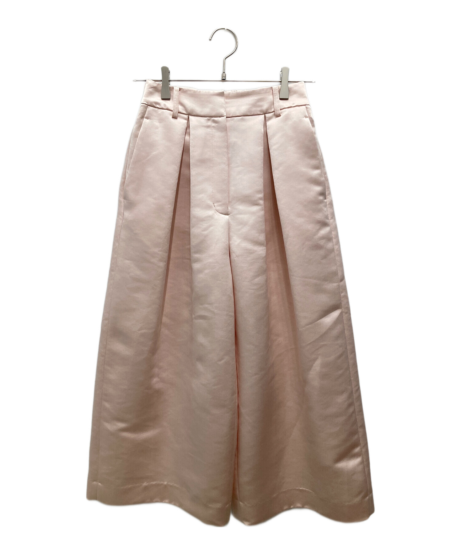 中古・古着通販】Heve (ヘイヴ) サテンガウチョパンツ ピンク サイズ