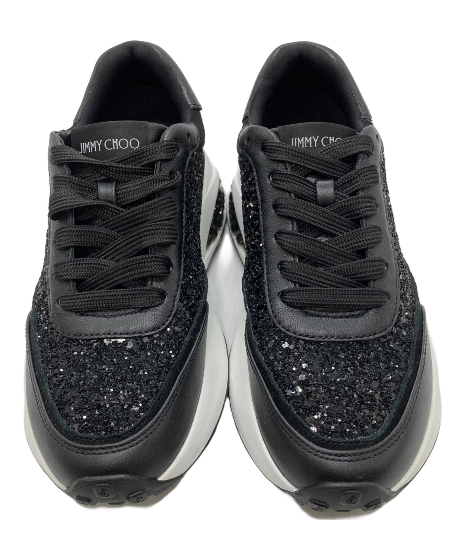 中古・古着通販】JIMMY CHOO (ジミーチュウ) グリッタースニーカー