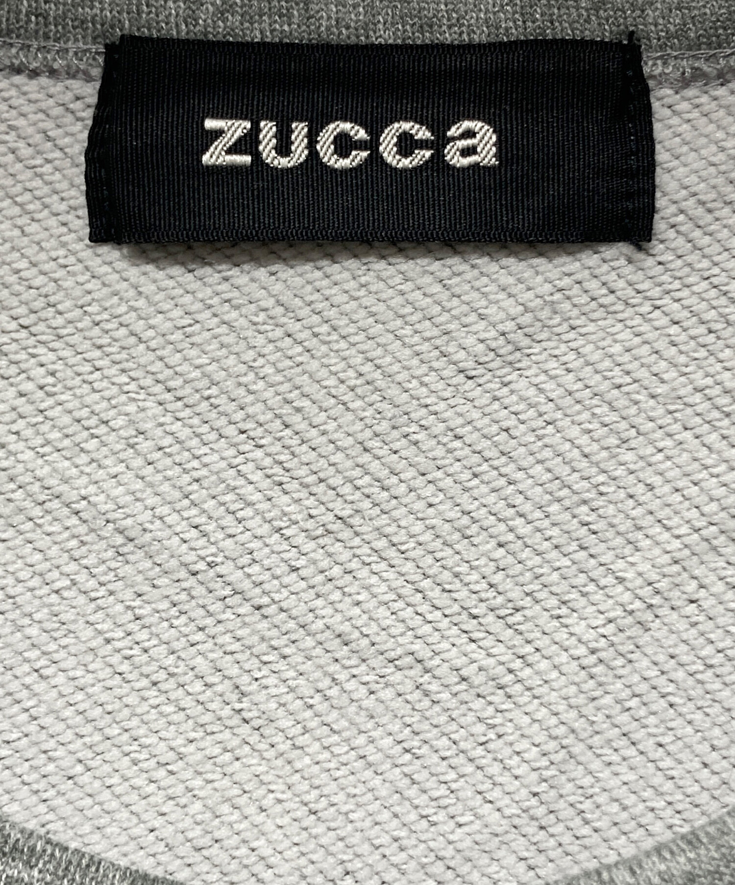 中古・古着通販】ZUCCA (ズッカ) 変形デザインスウェット グレー