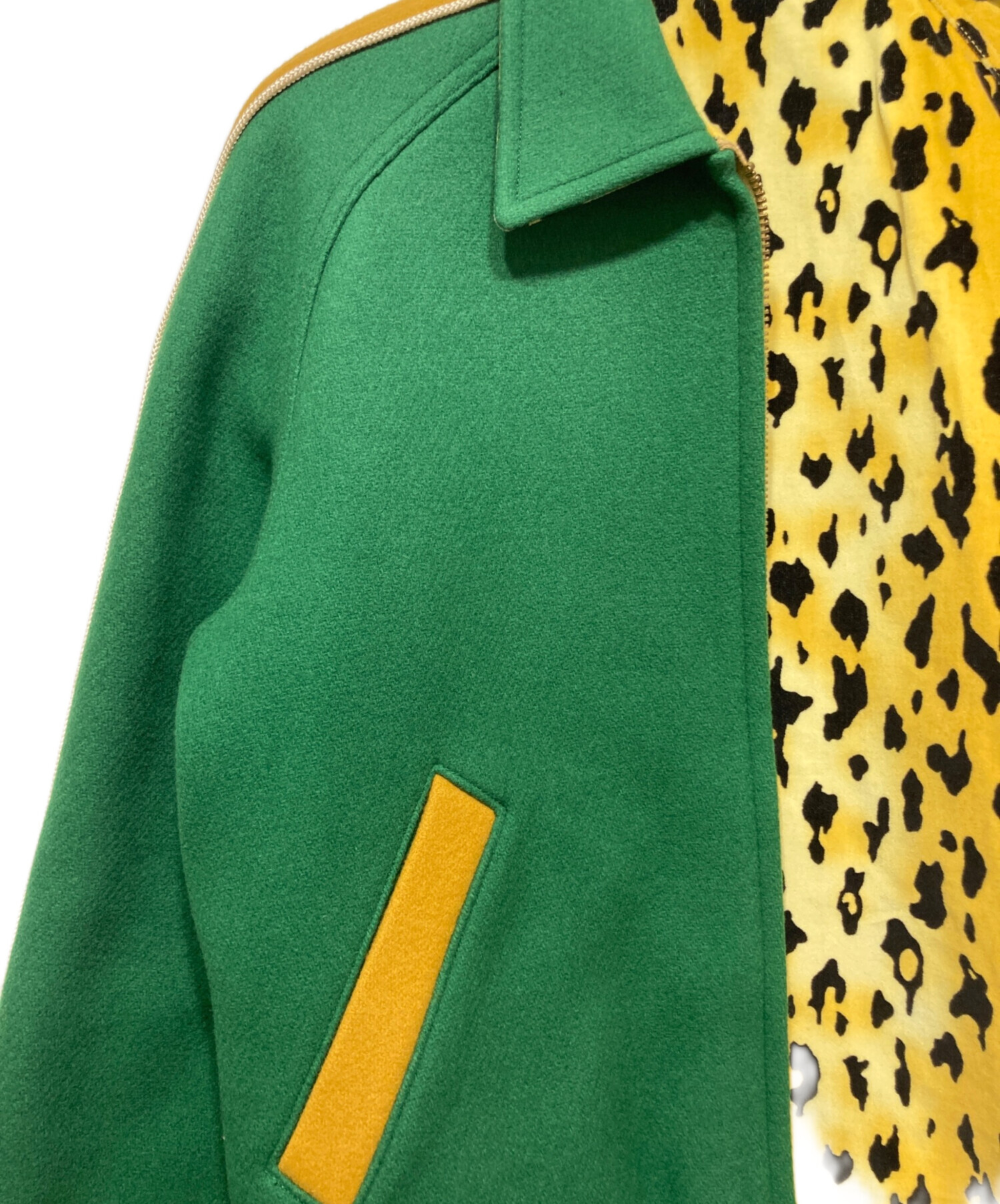 中古・古着通販】JELADO (ジェラード) ウール×豹柄 リバーシブル