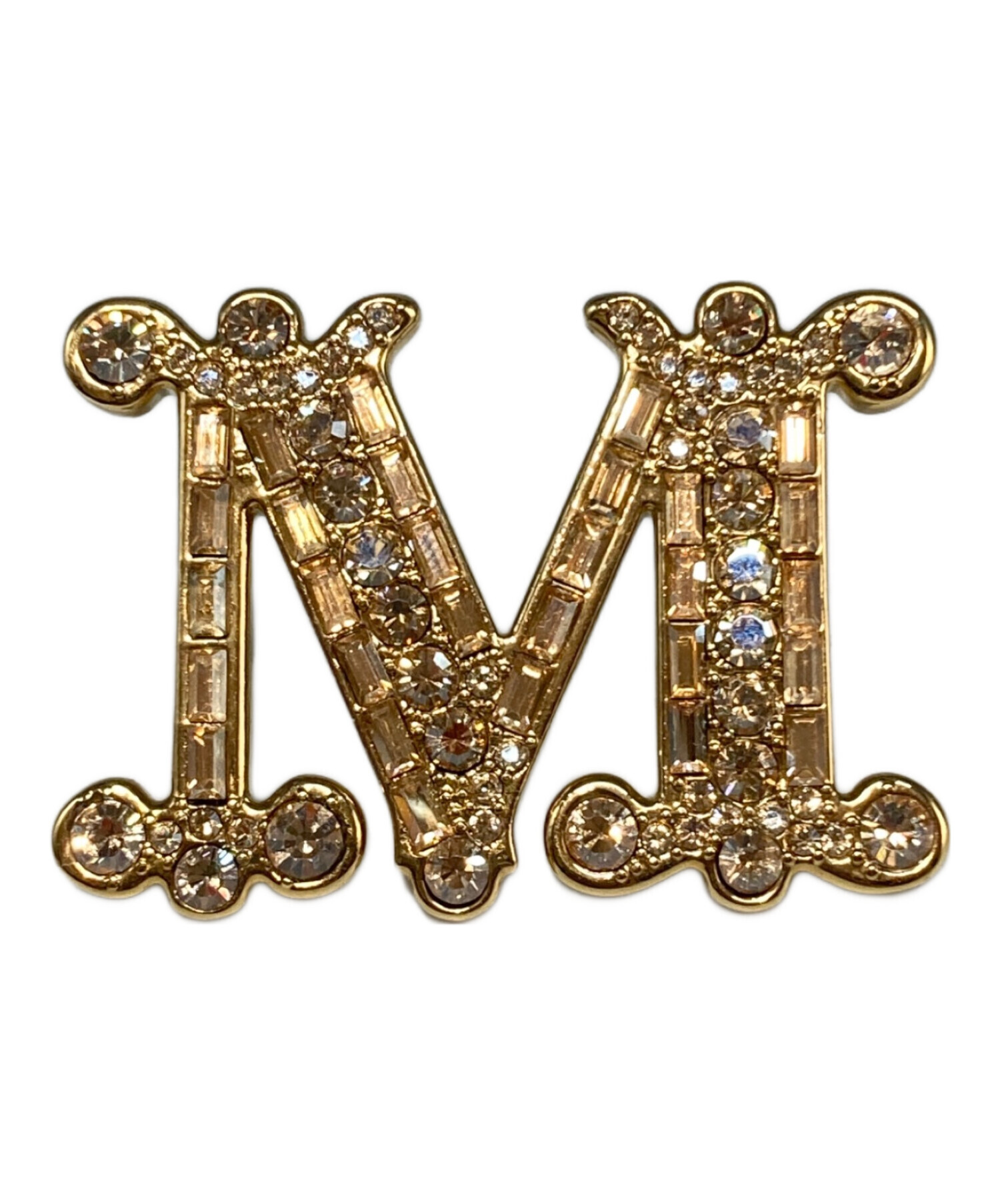 中古・古着通販】MaxMara (マックスマーラ) クリスタルブローチ 002-B