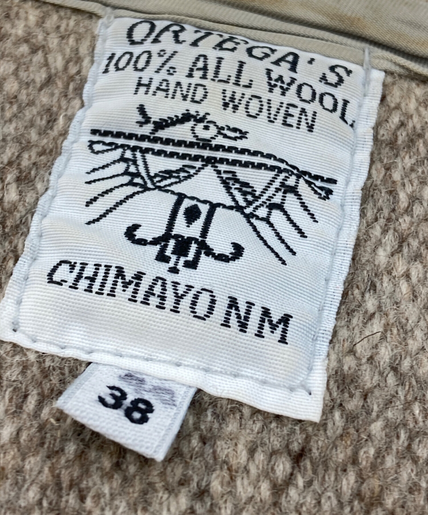 ORTEGA'S オルテガ チマヨ ベスト 36 ベージュ xpv ORTEGA´S オルテガ