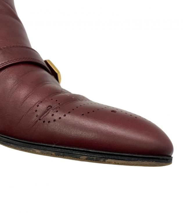 中古・古着通販】GUCCI (グッチ) メダリオン レザー ベルト ショート