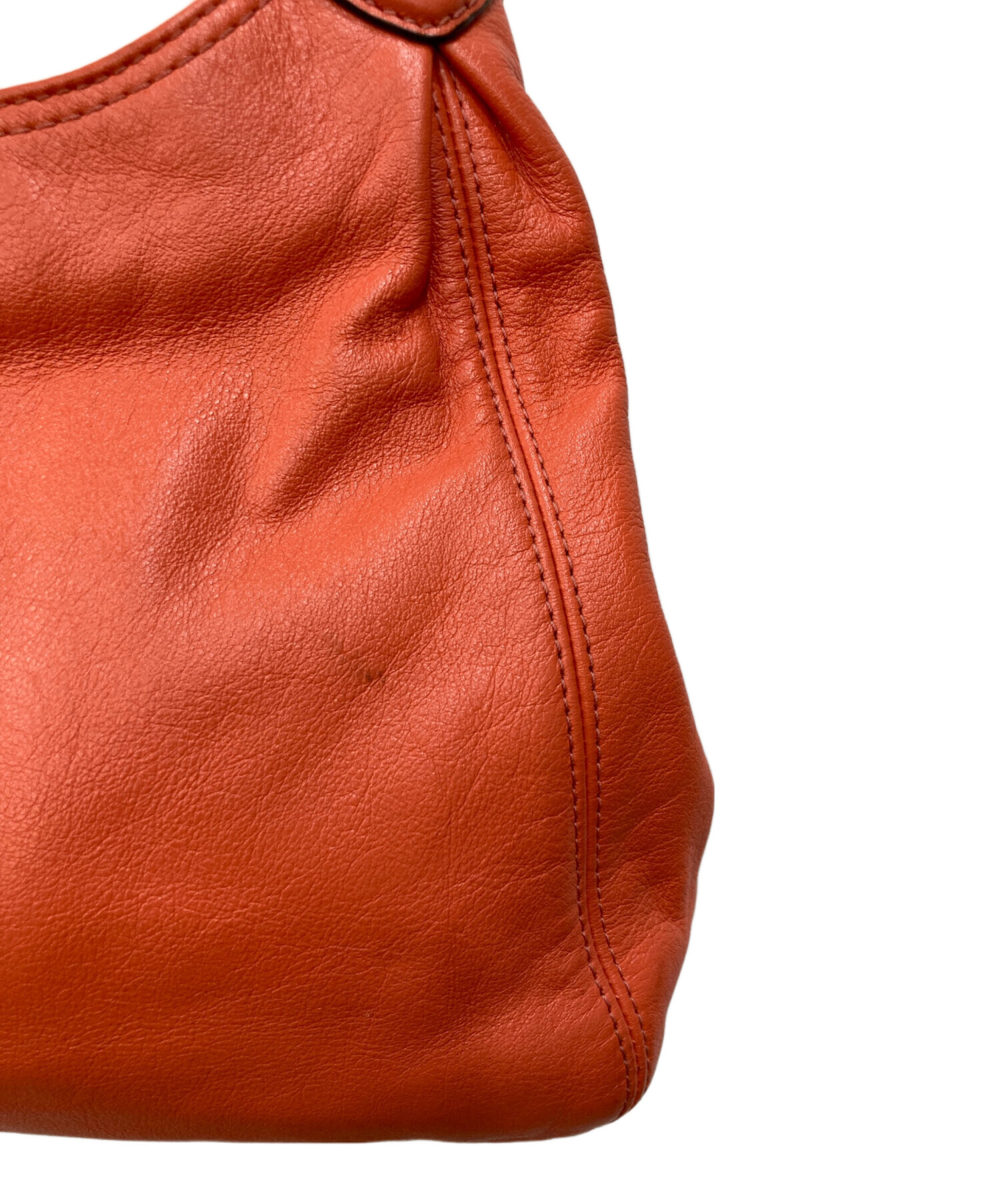 中古・古着通販】COACH (コーチ) ショルダーバッグ オレンジ｜ブランド