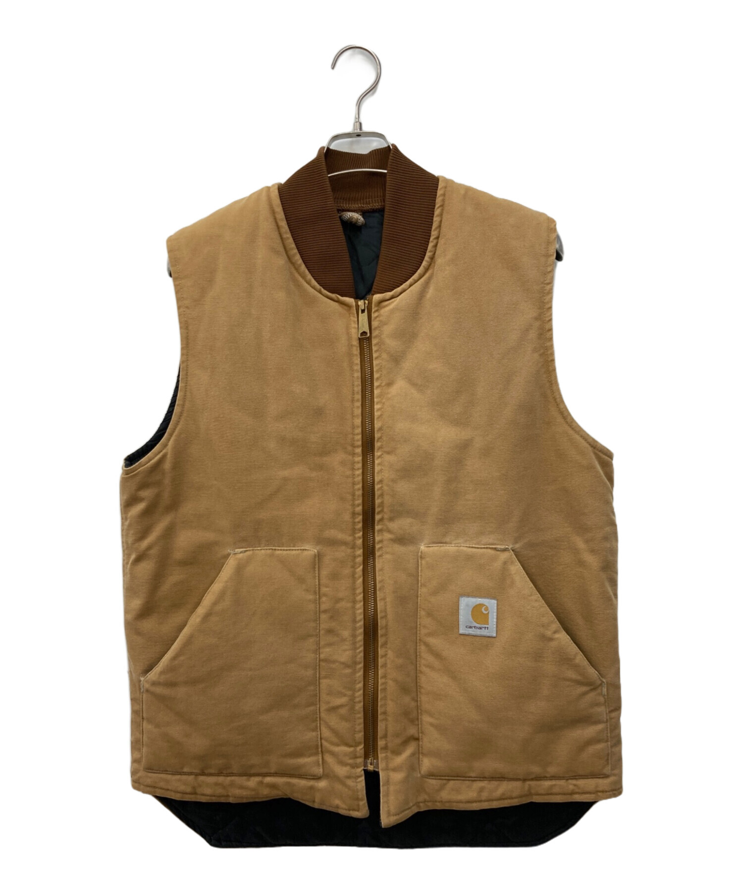 中古・古着通販】CarHartt (カーハート) ダックベスト ベージュ サイズ