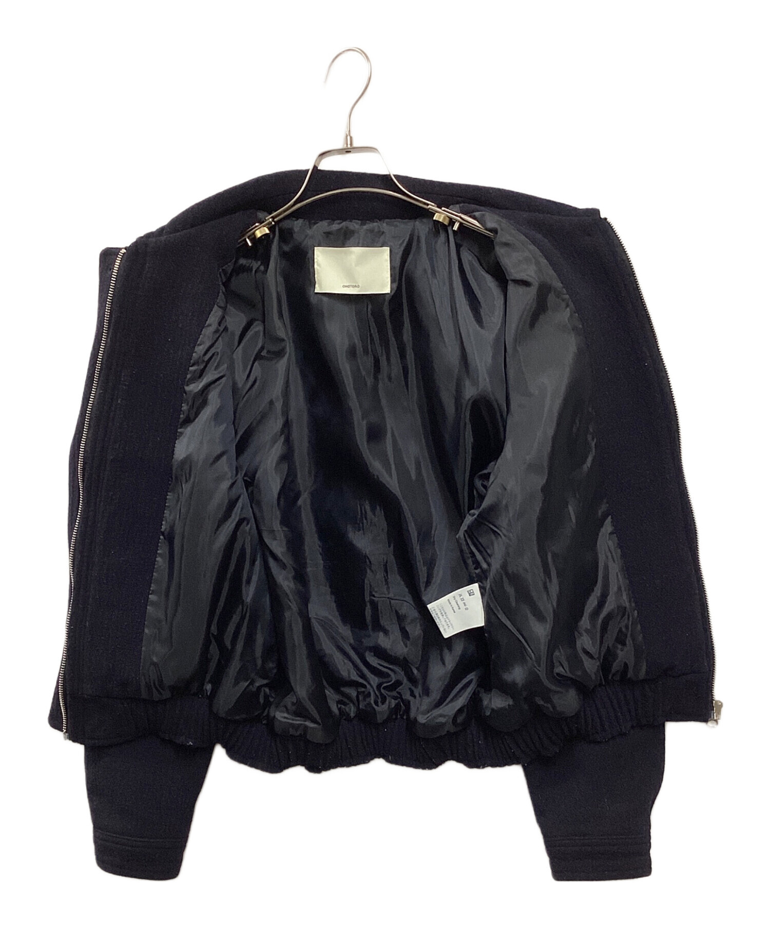 中古・古着通販】OHOTORO (オオトロ) Mannish Wool Blouson ネイビー