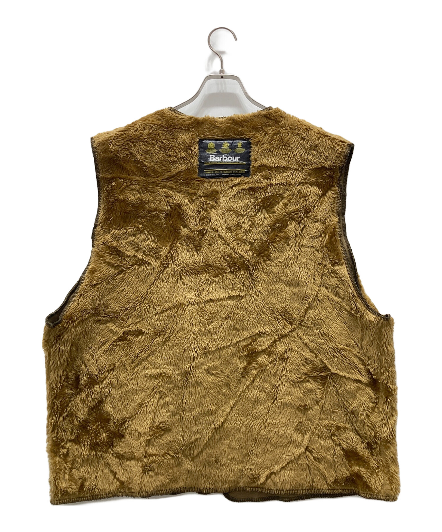 中古・古着通販】Barbour (バブアー) ファーライナーベスト ブラウン