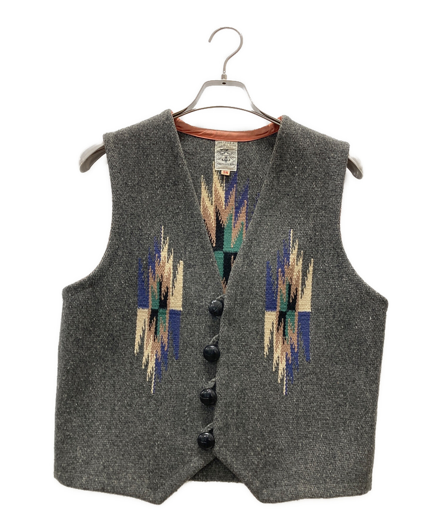 中古・古着通販】ORTEGA's (オルテガ) チマヨベスト グレー サイズ:38