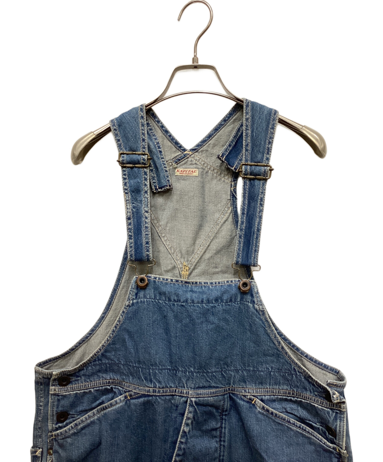 中古・古着通販】KAPITAL (キャピタル) デニムオーバーオール