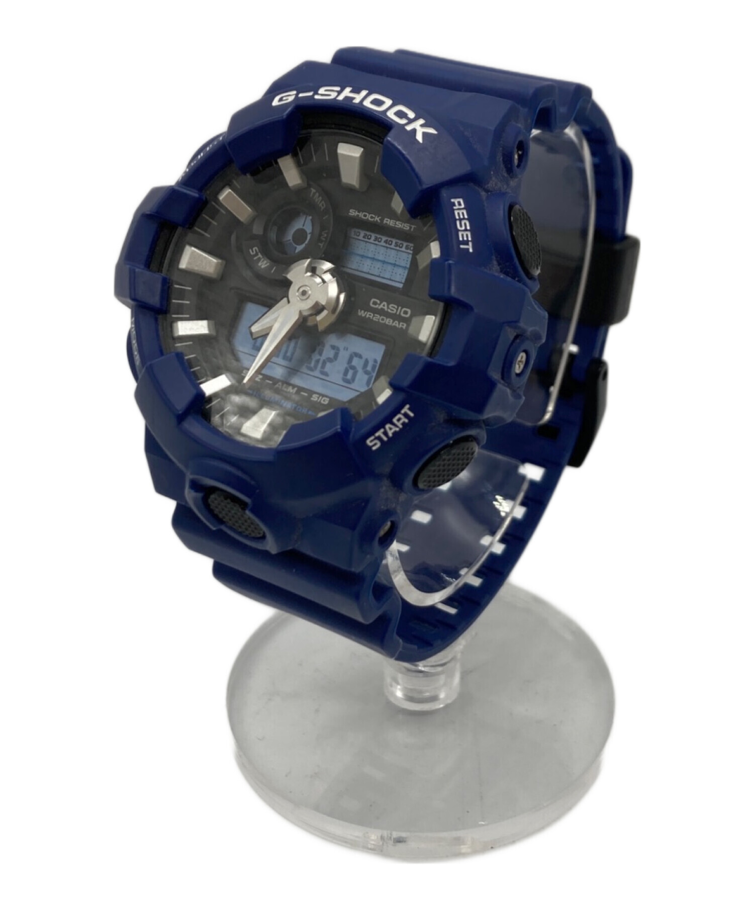 中古・古着通販】CASIO (カシオ) G-SHOCK/デジアナウォッチ ブルー