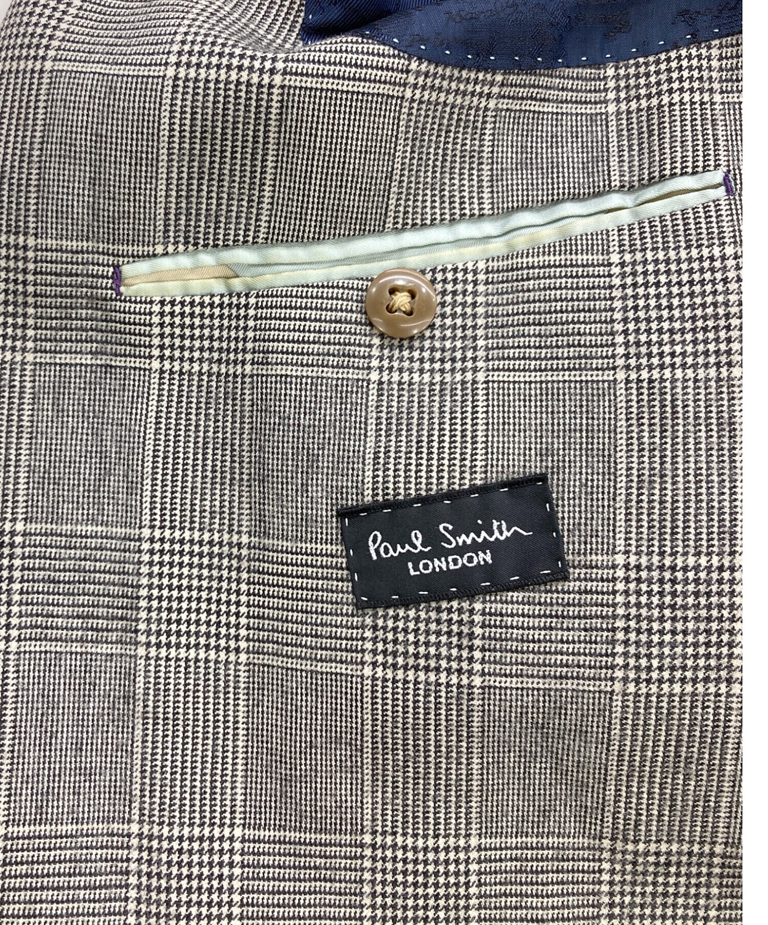 中古・古着通販】PAUL SMITH (ポールスミス) グレンチェックテーラード