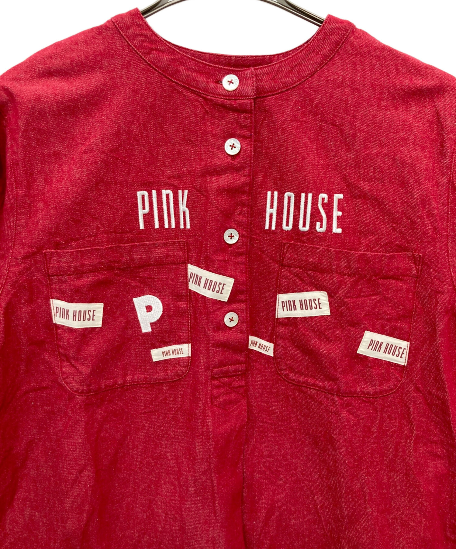 中古・古着通販】PINK HOUSE (ピンクハウス) ネームワッペン使いデニム