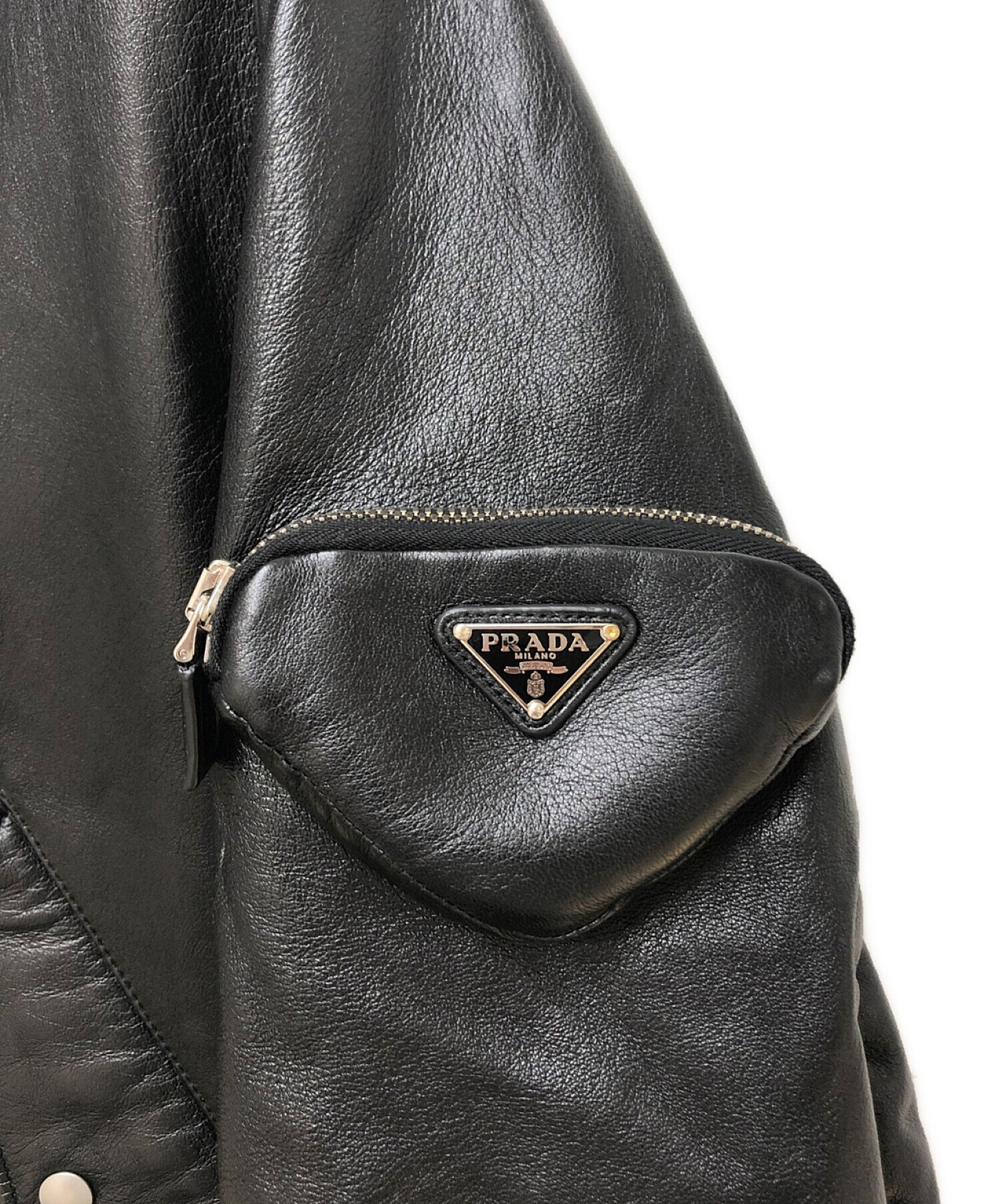 中古・古着通販】PRADA (プラダ) 21AW ナッパレザー ボンバー