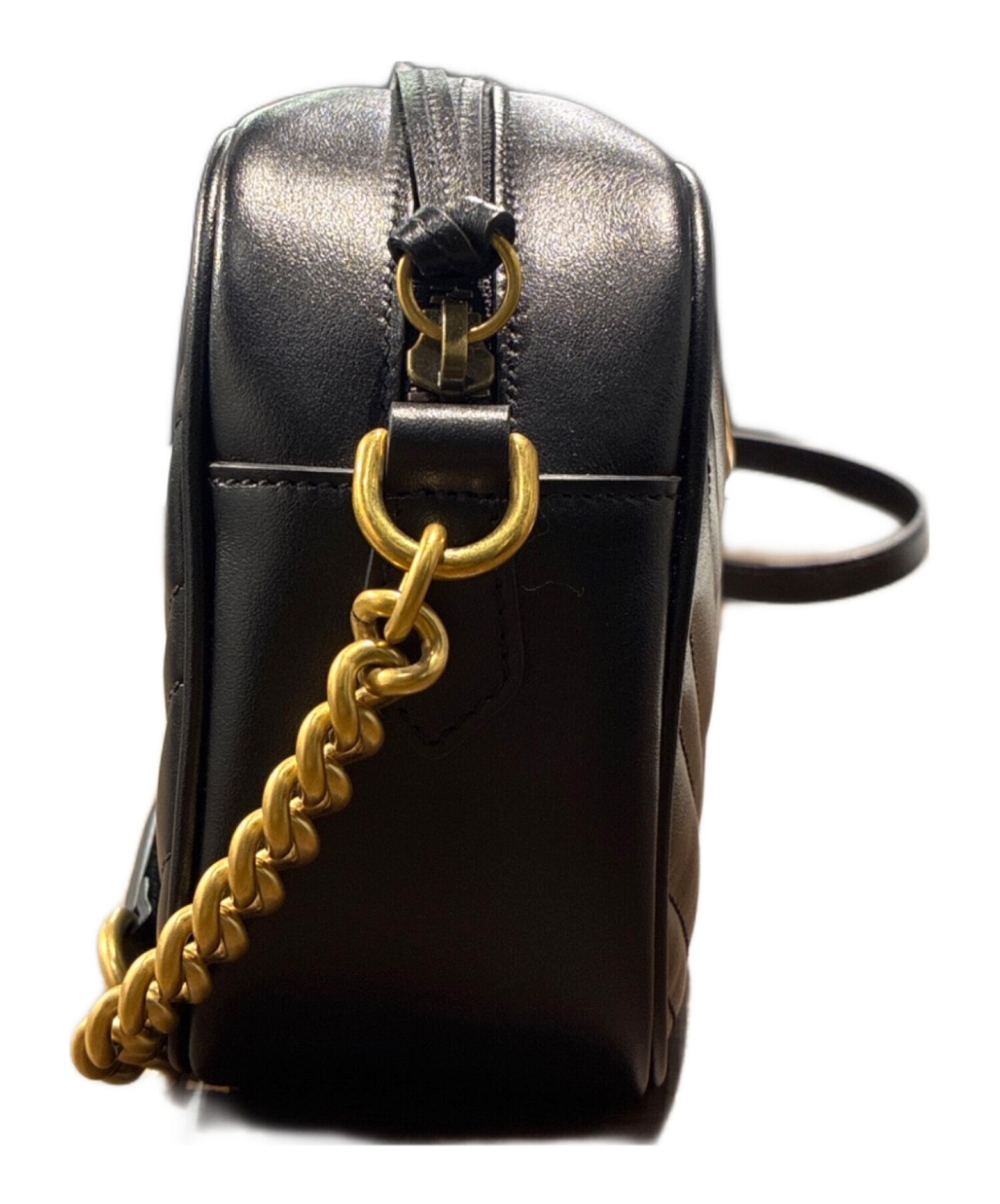 中古・古着通販】GUCCI (グッチ) ショルダーバッグ/チェーン/レザー