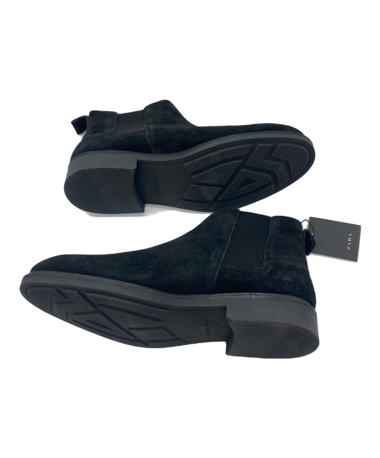 中古・古着通販】ZARA (ザラ) サイドゴアブーツ ブラック サイズ:41 未