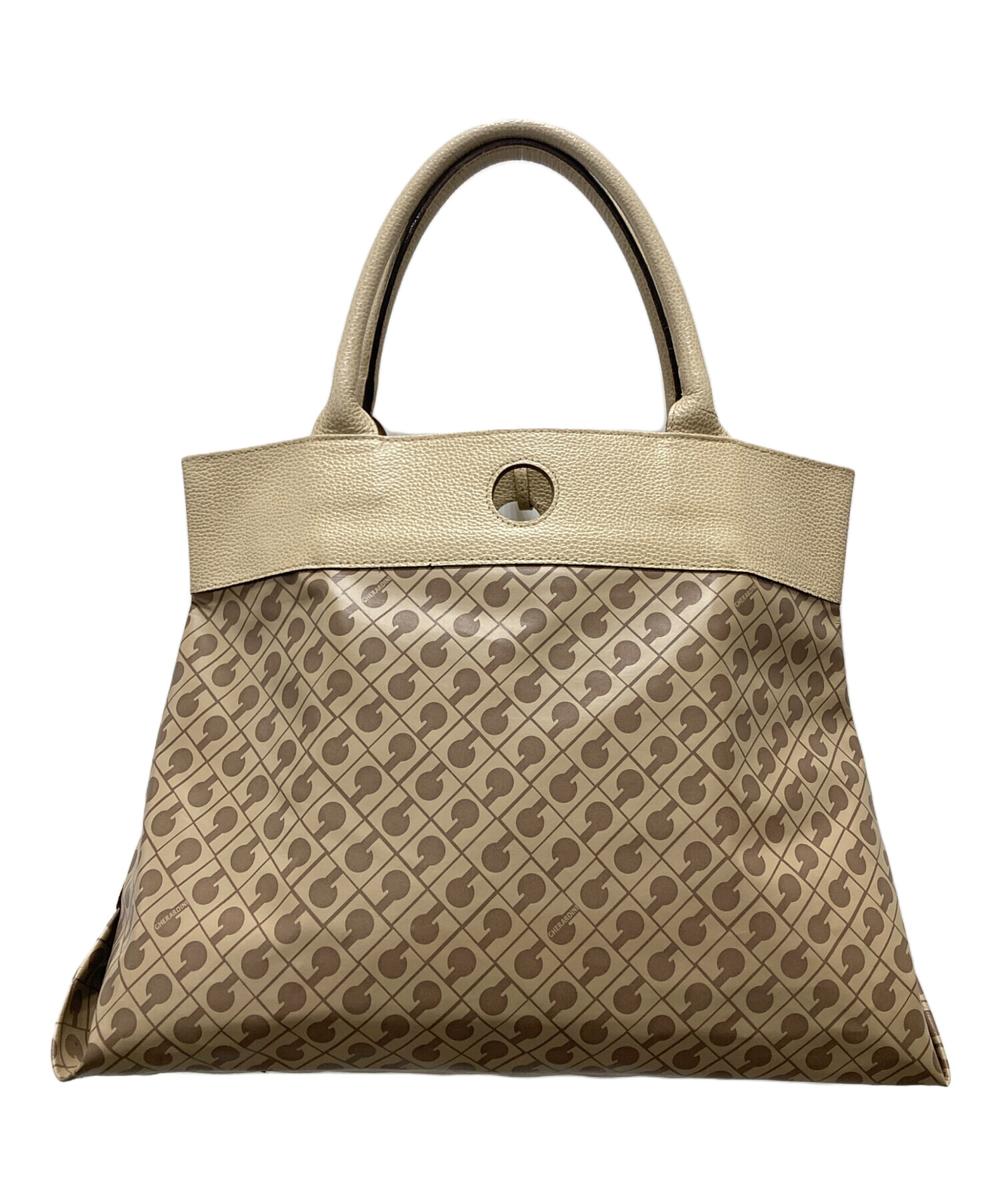 中古・古着通販】GHERARDINI (ゲラルディーニ) ハンドバッグ ブラウン