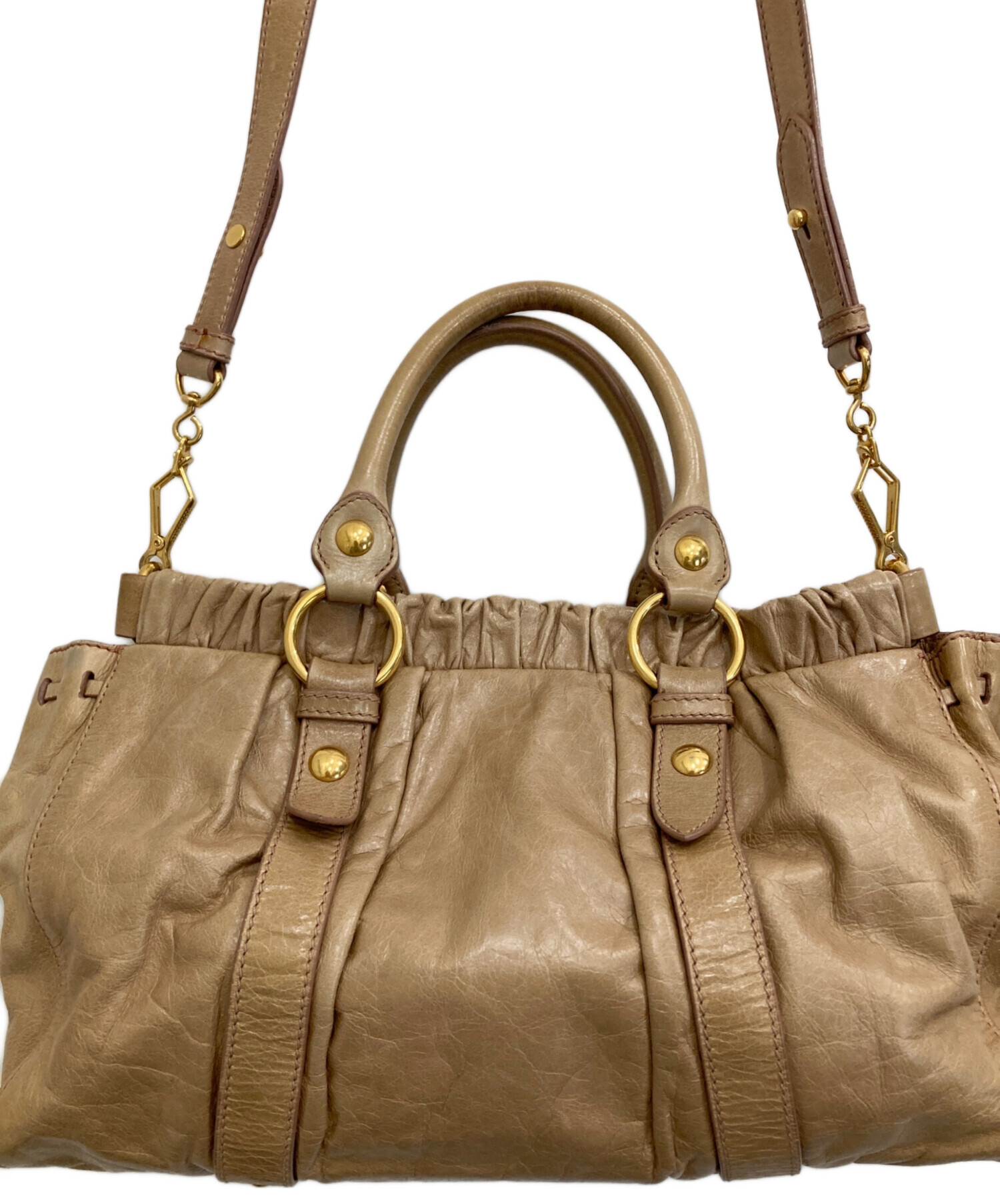 中古・古着通販】MIU MIU (ミュウミュウ) 2WAYショルダーバッグ