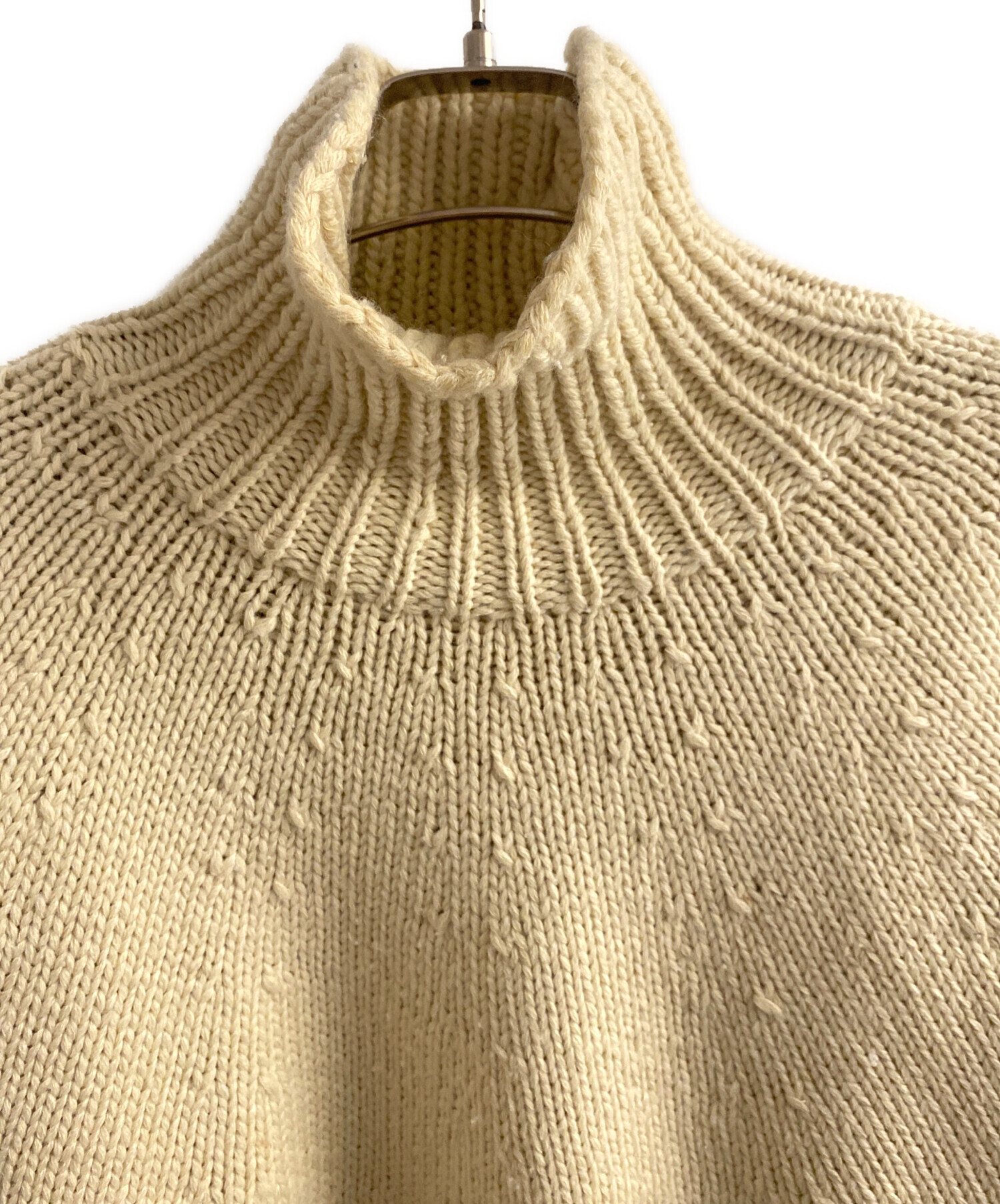 中古・古着通販】COMOLI (コモリ) カシミア和紙ハンドタートルネック