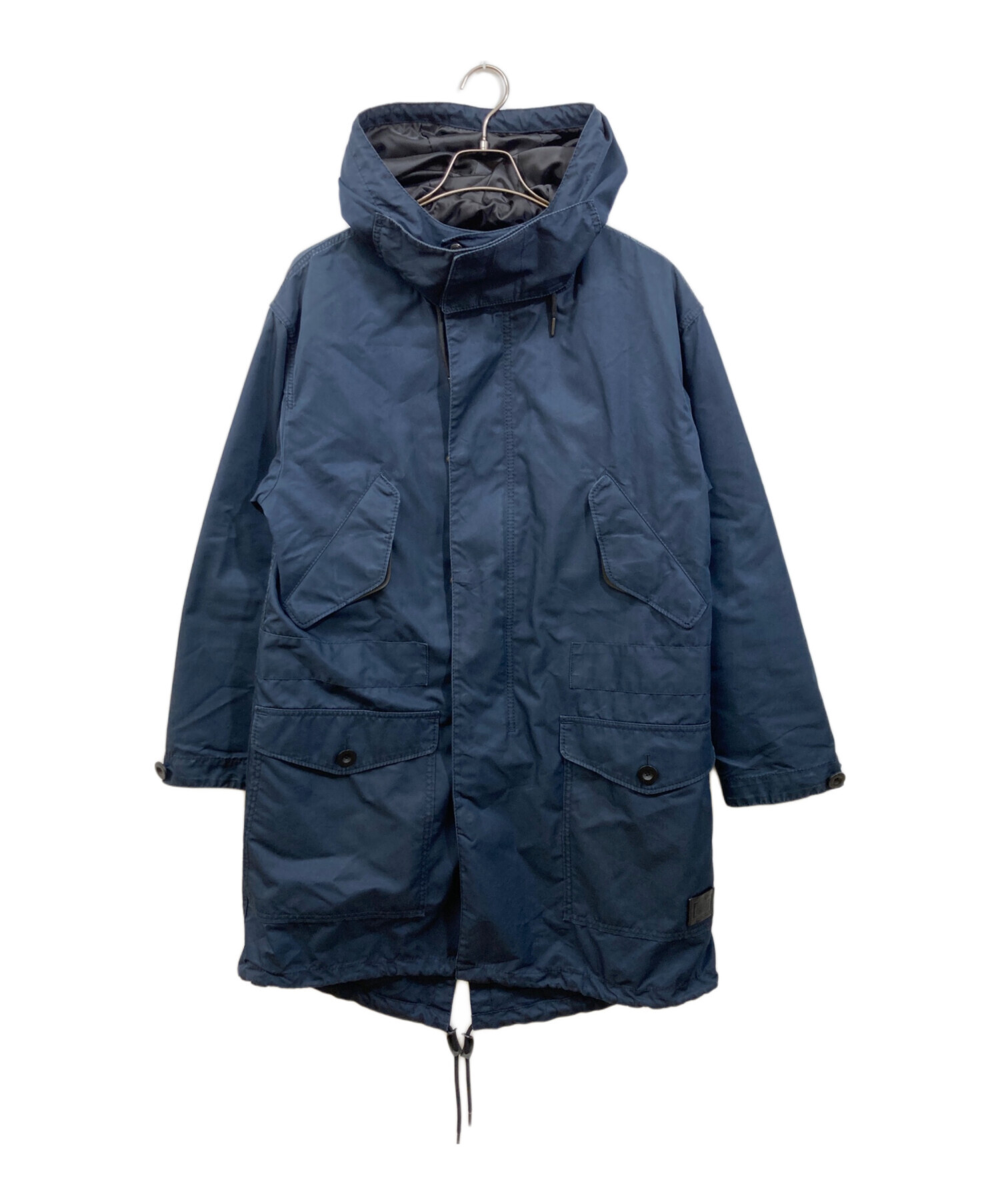 中古・古着通販】COACH (コーチ) モッズコート ネイビー サイズ:S